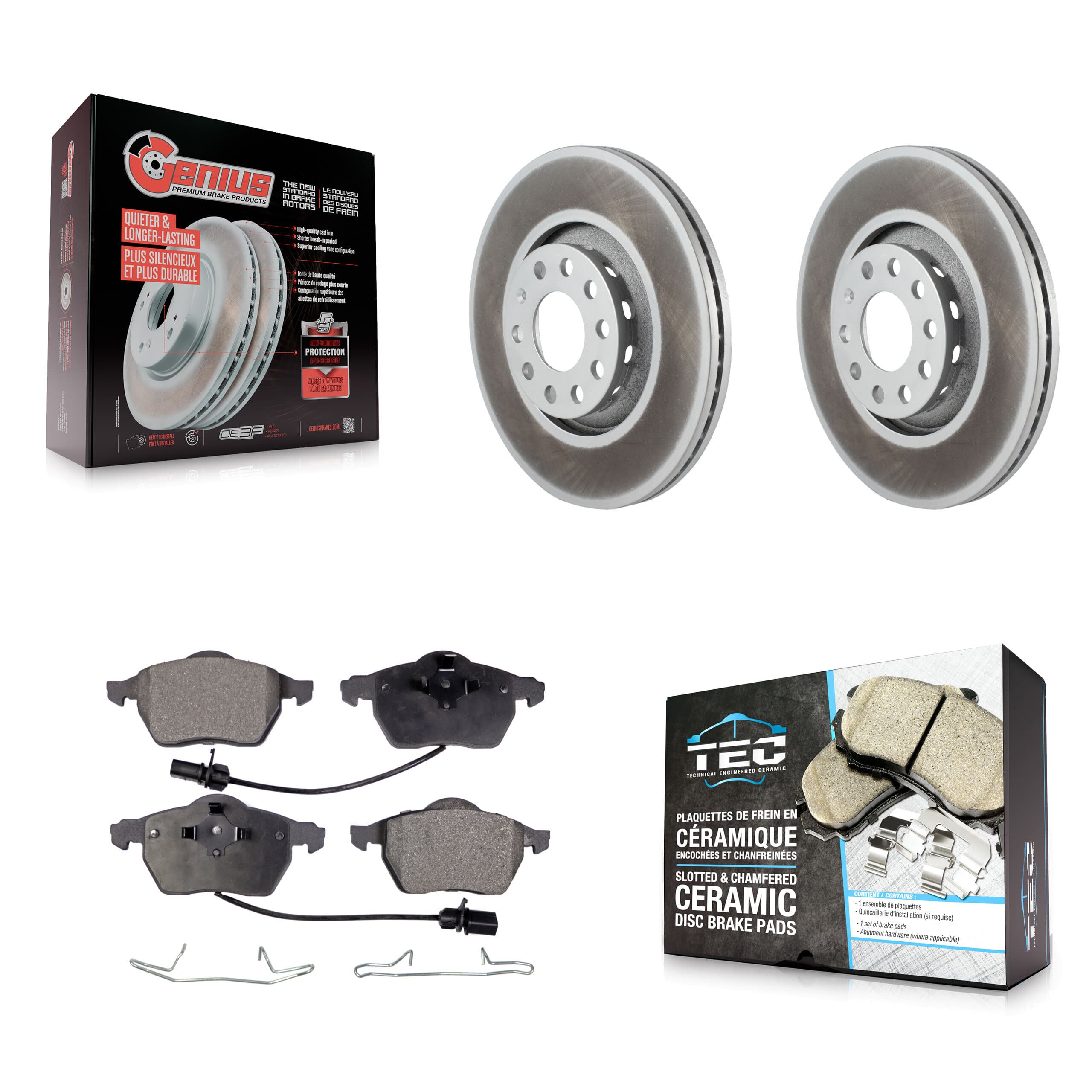 Transit Auto - KGT-100251 - Front Disc Brake Kits image 1