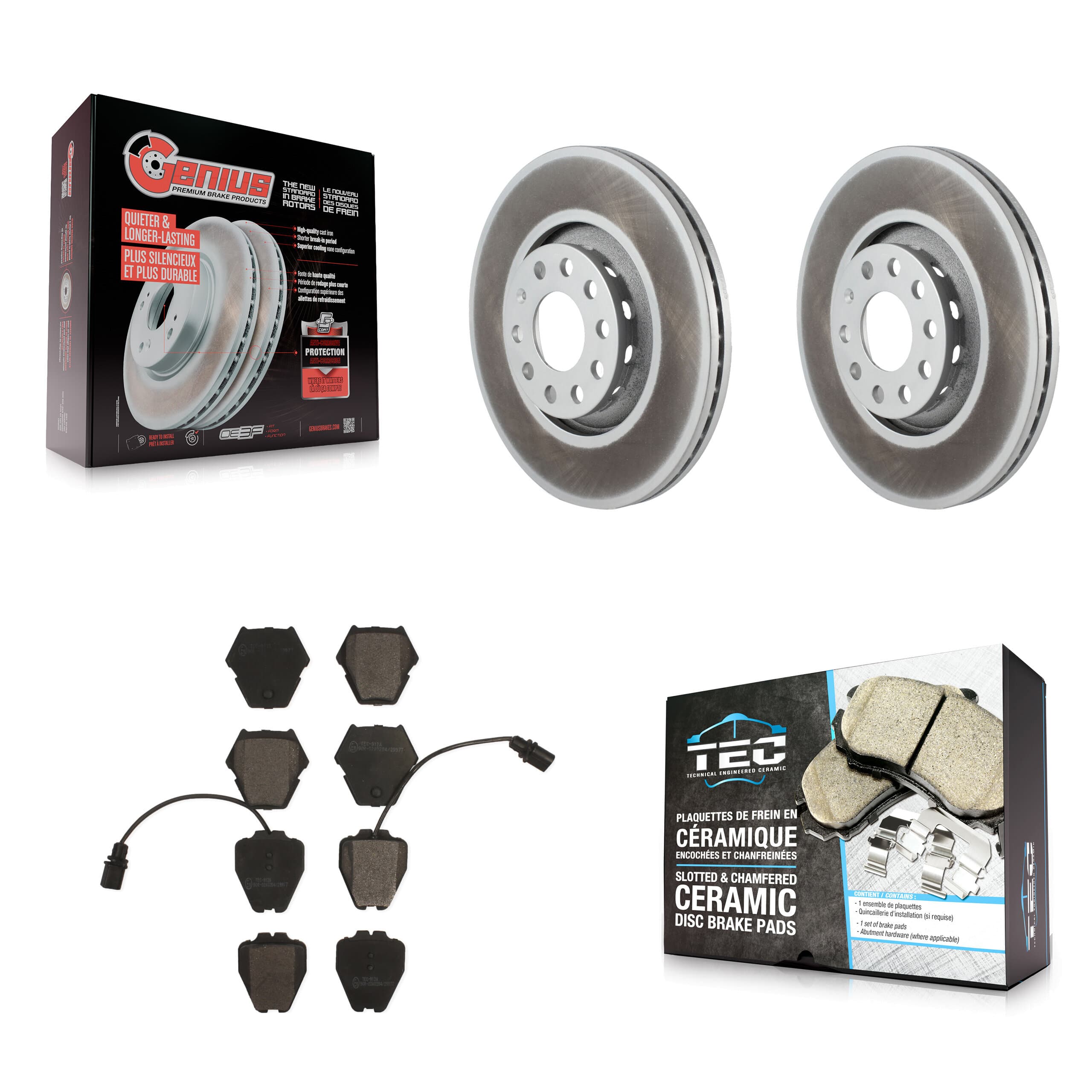 Transit Auto - KGT-100252 - Front Disc Brake Kits image 1