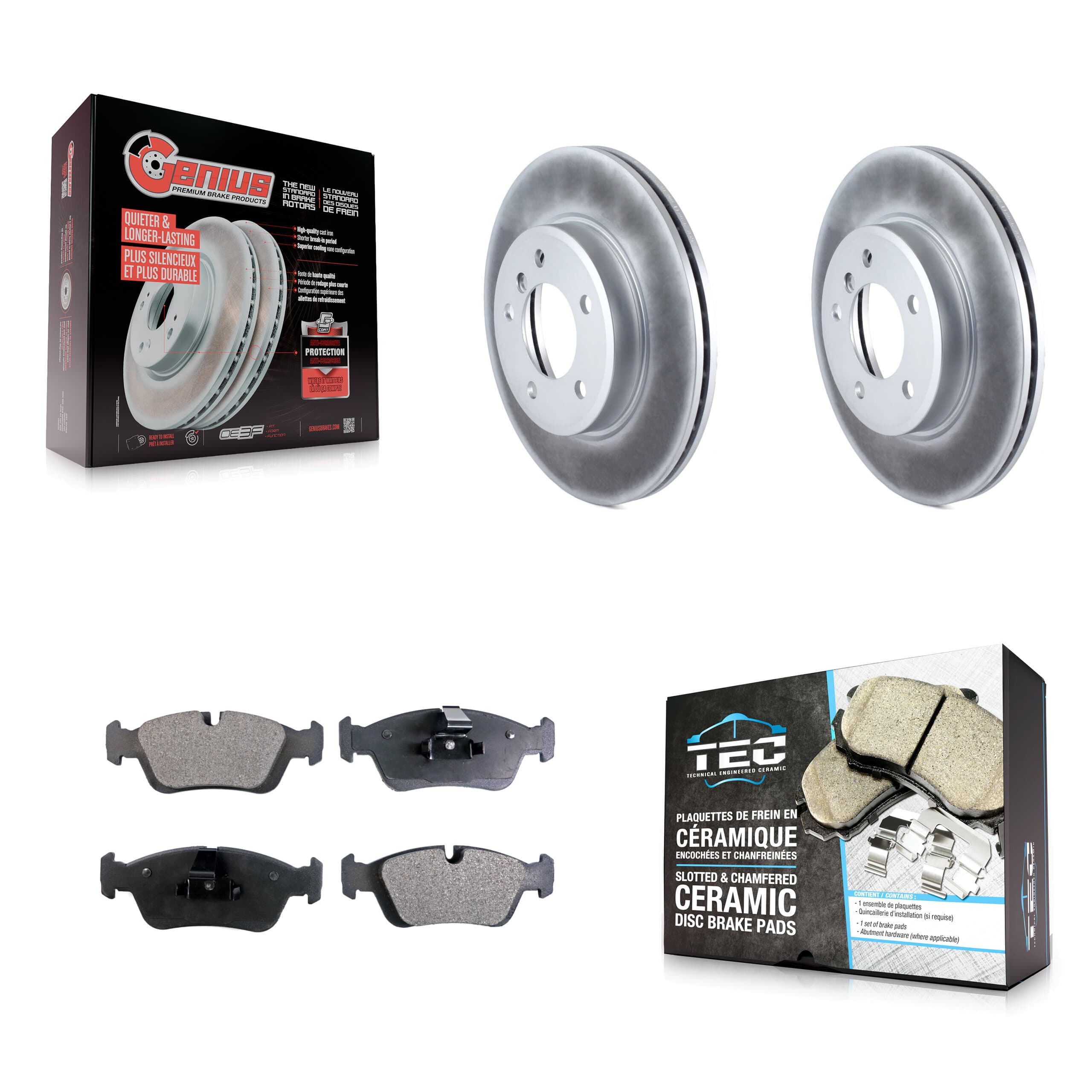 Transit Auto - KGT-100253 - Front Disc Brake Kits image 1