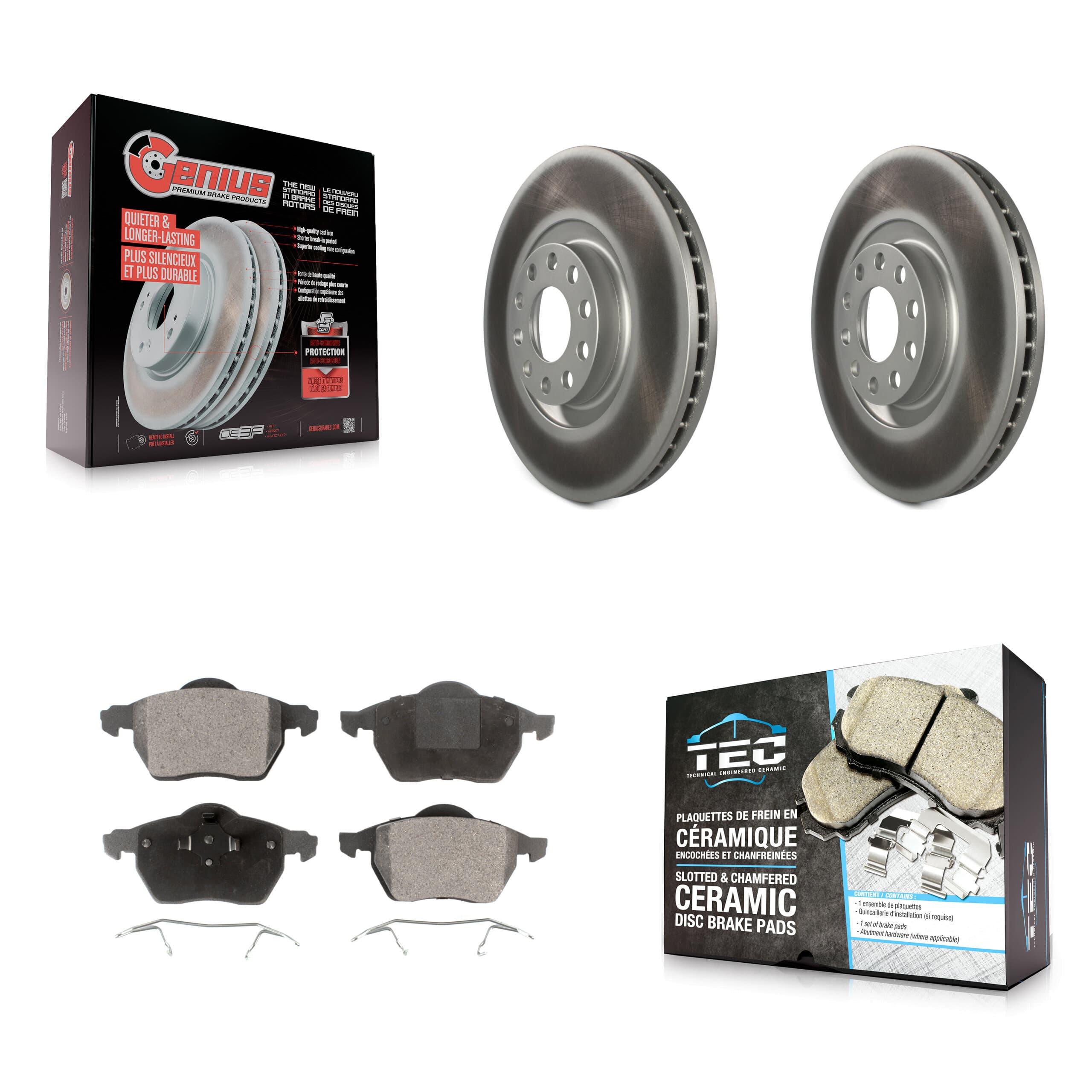 Transit Auto - KGT-100256 - Front Disc Brake Kits image 1