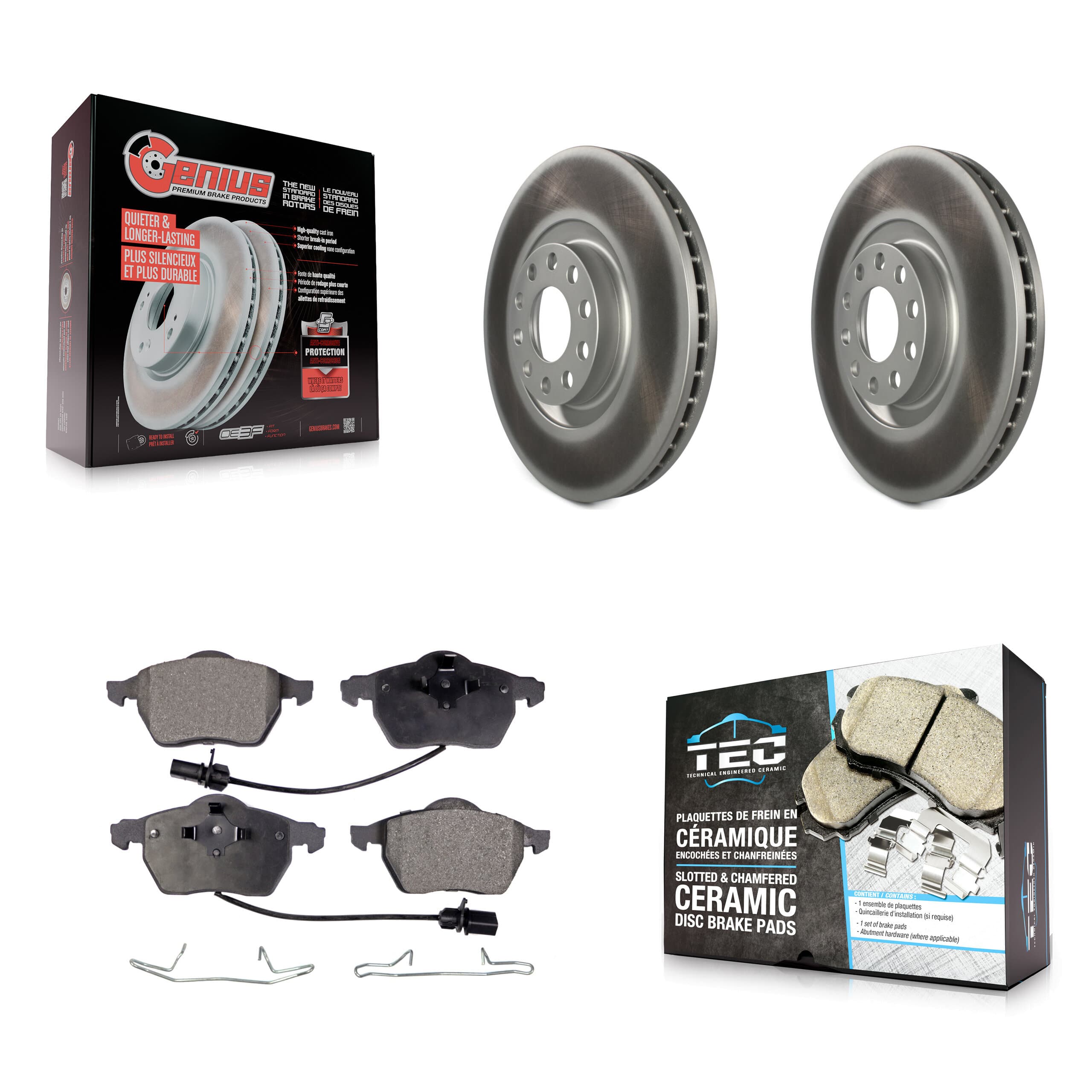 Transit Auto - KGT-100257 - Front Disc Brake Kits image 1