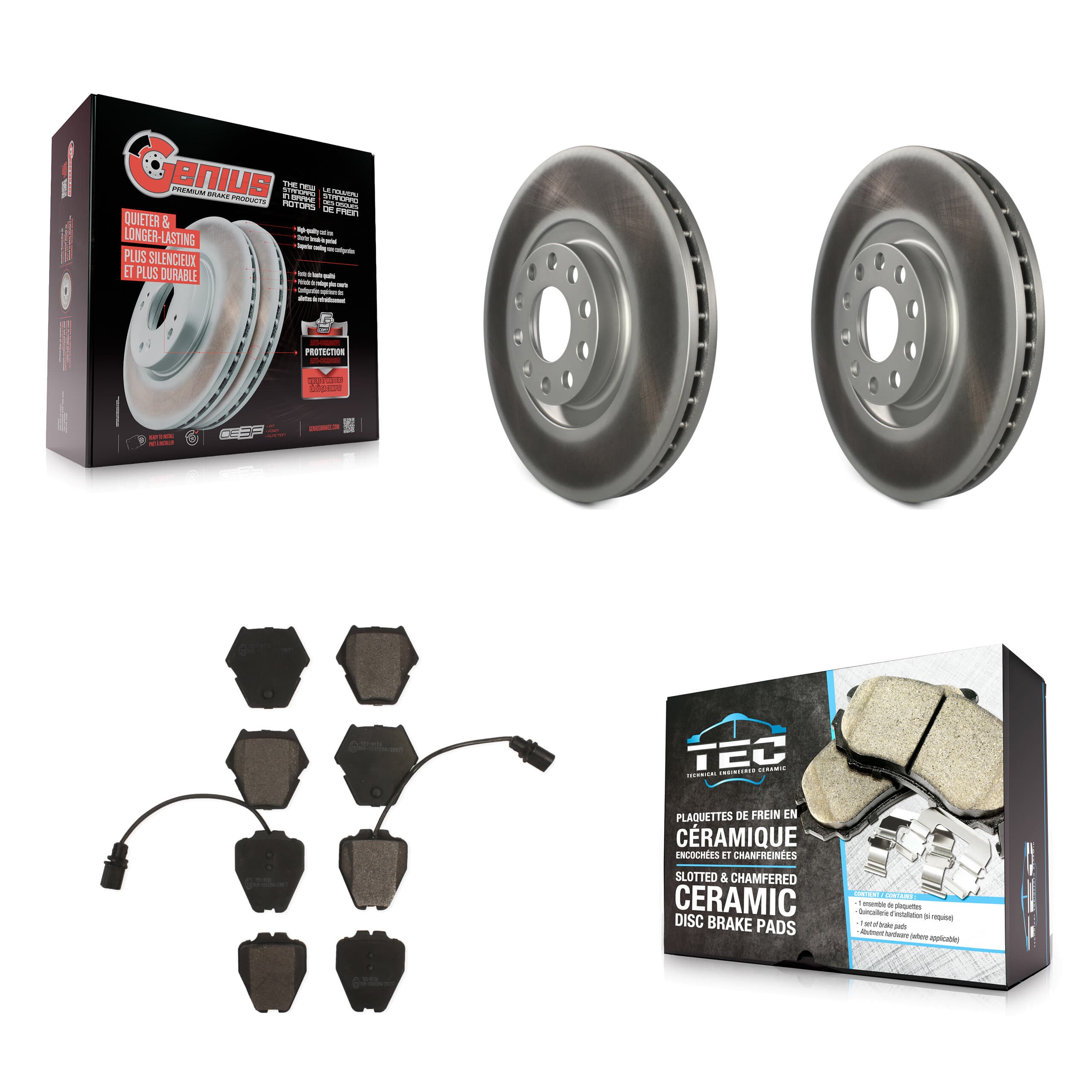 Transit Auto - KGT-100258 - Front Disc Brake Kits image 1