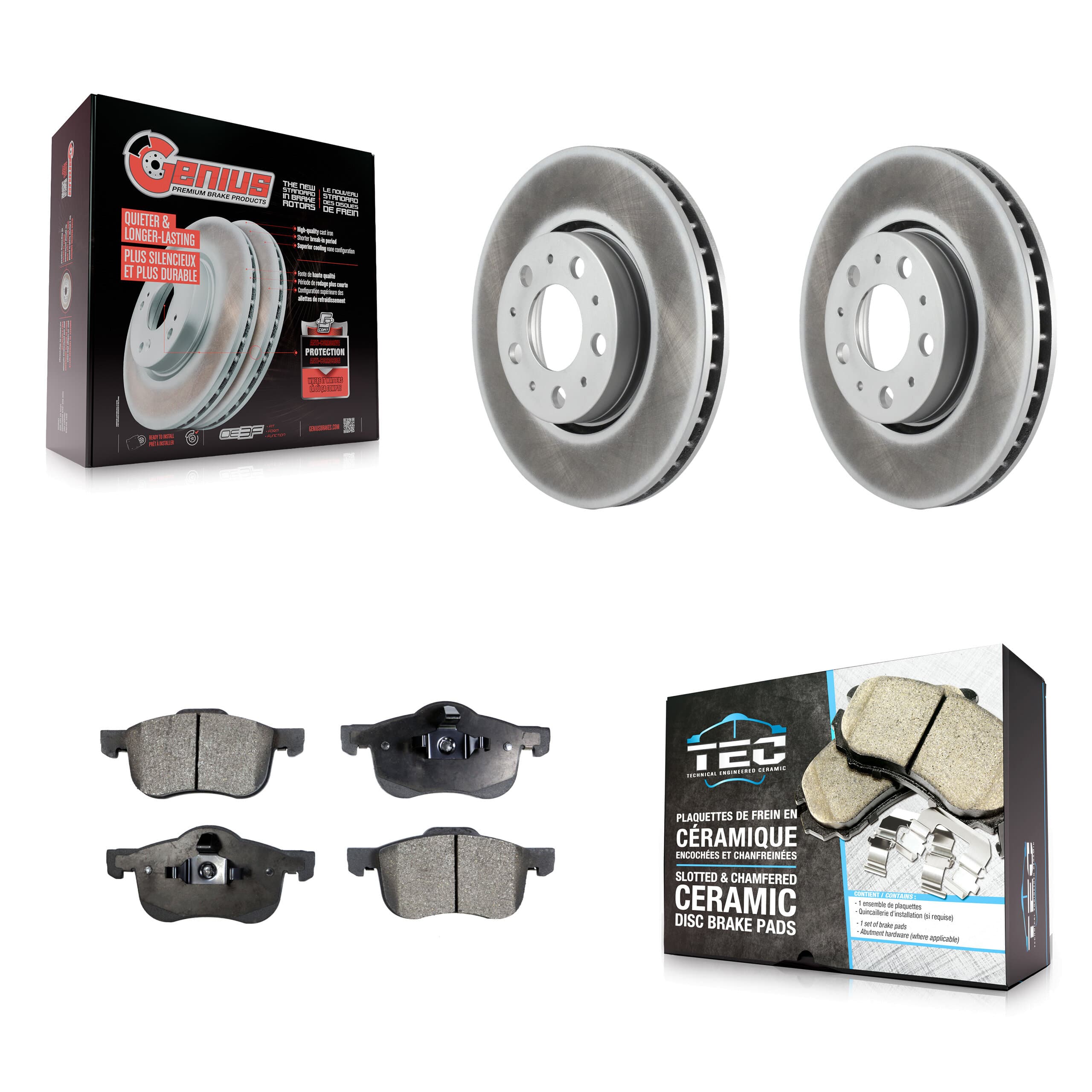 Transit Auto - KGT-100264 - Front Disc Brake Kits image 1
