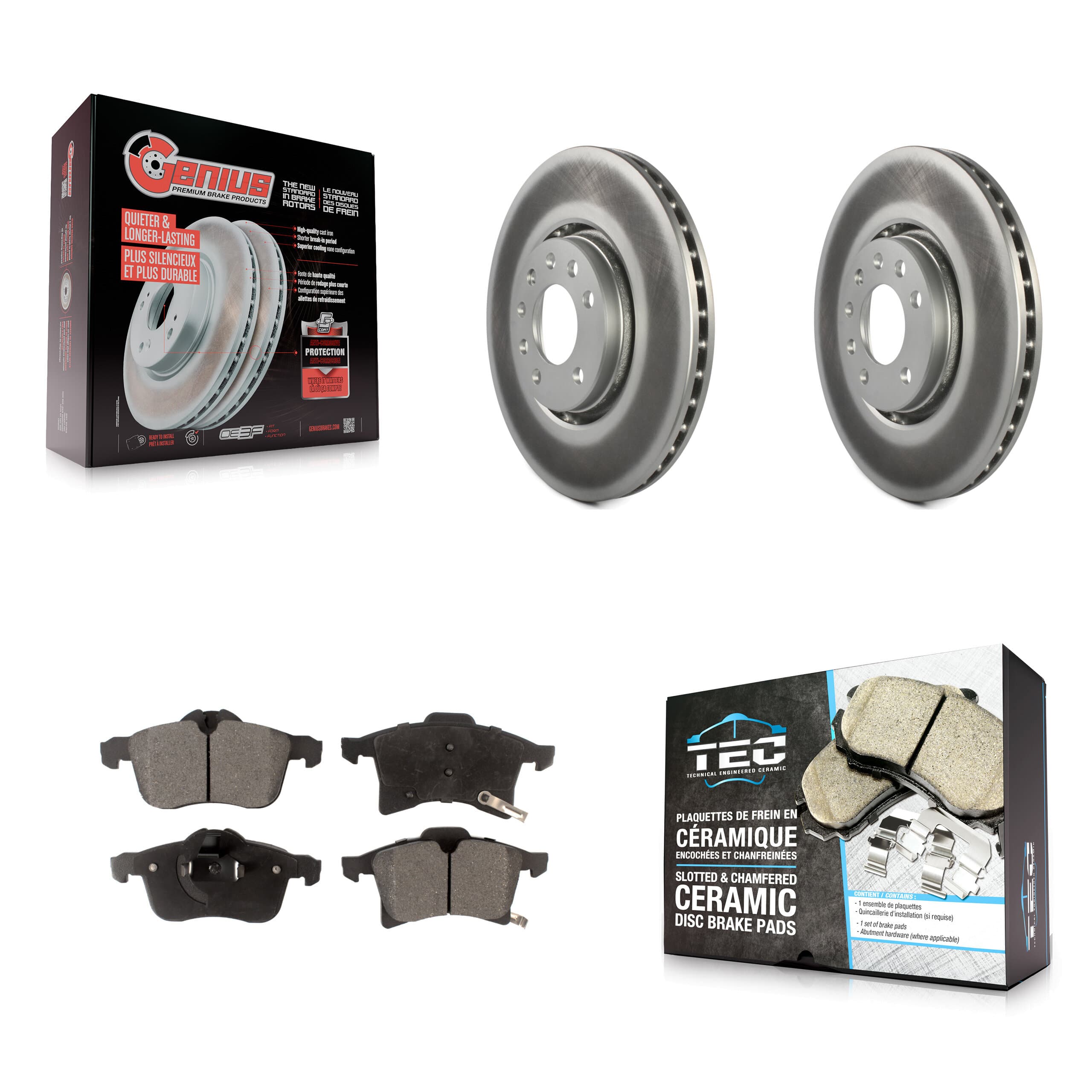 Transit Auto - KGT-100267 - Front Disc Brake Kits image 1