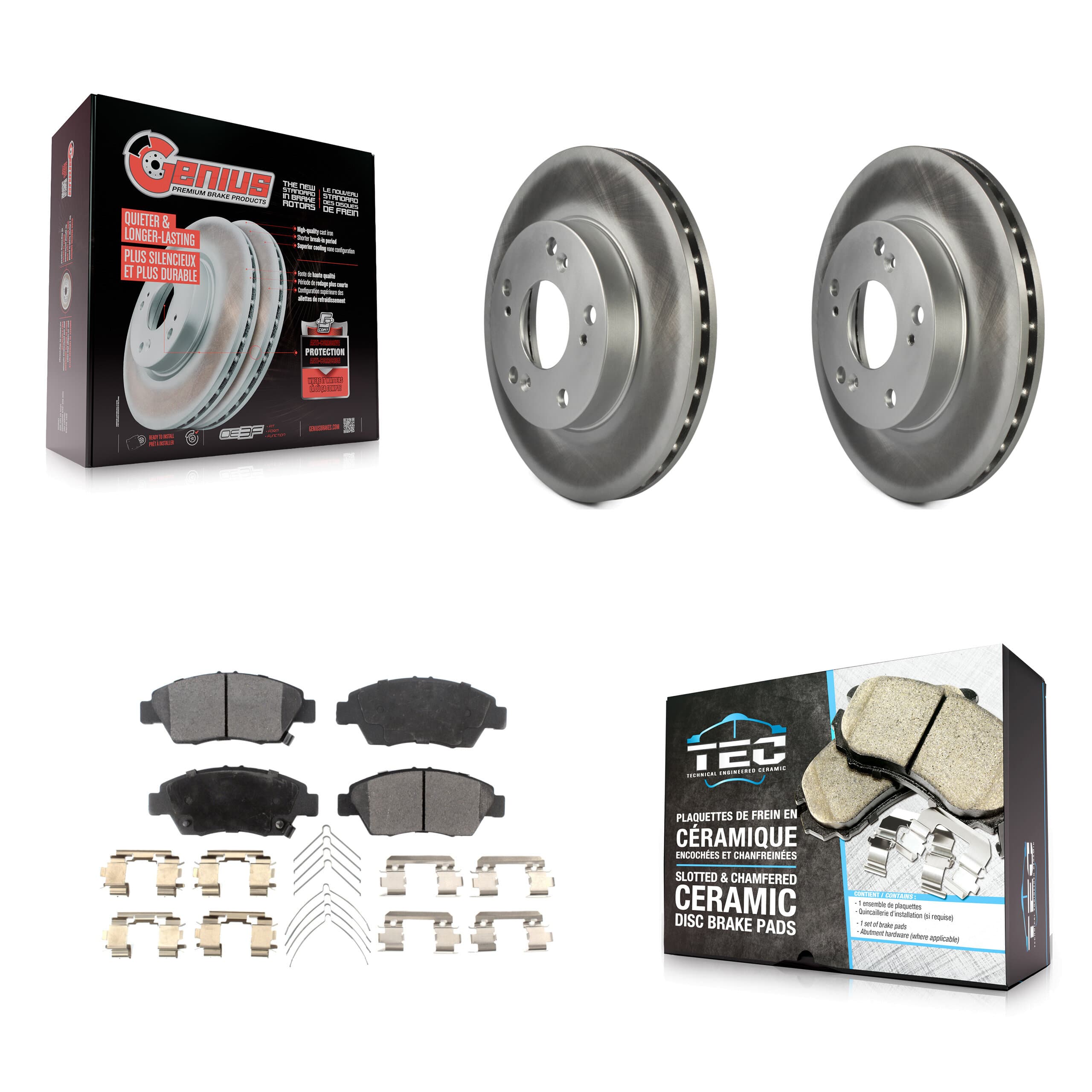 Transit Auto - KGT-100270 - Front Disc Brake Kits image 1