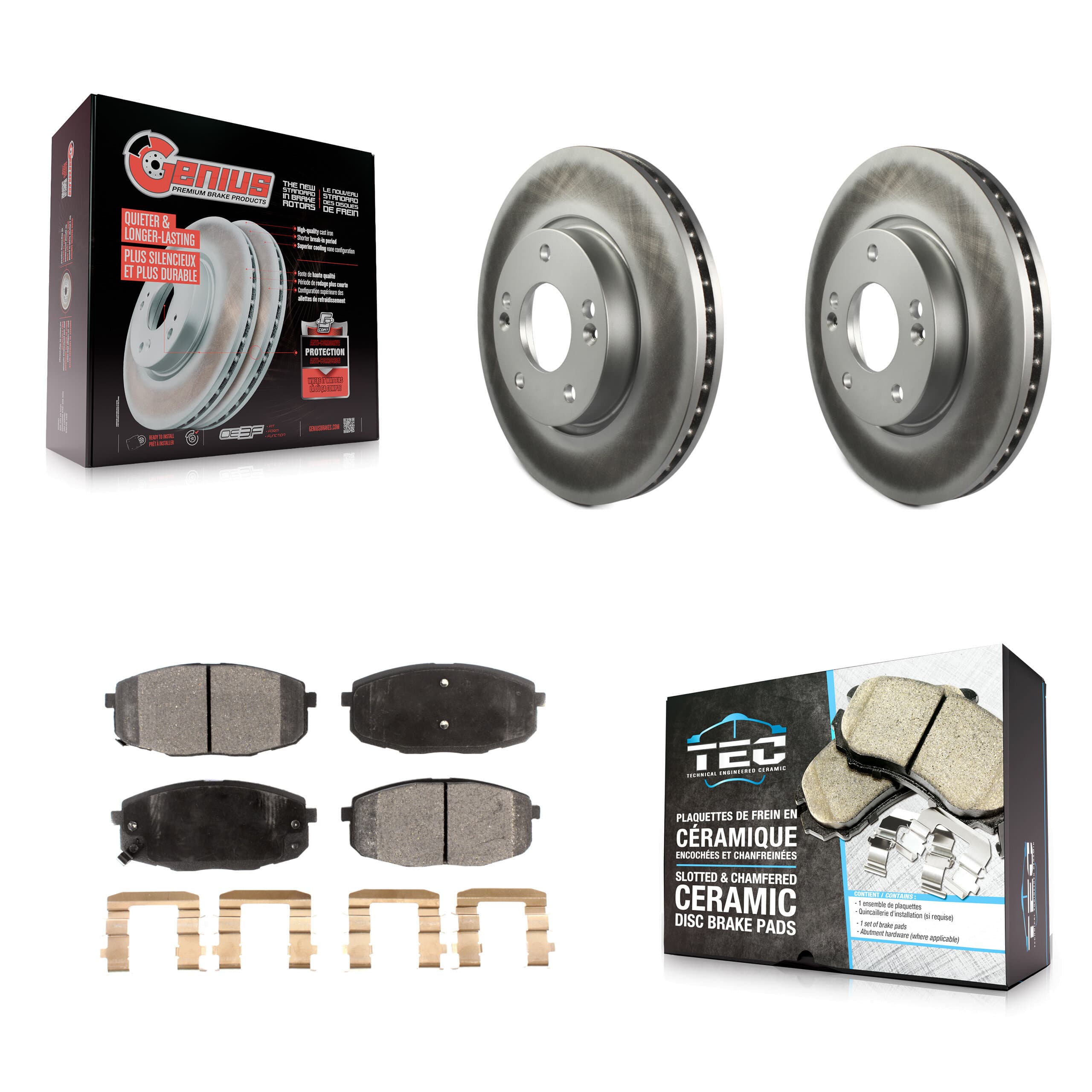 Transit Auto - KGT-100278 - Front Disc Brake Kits image 1