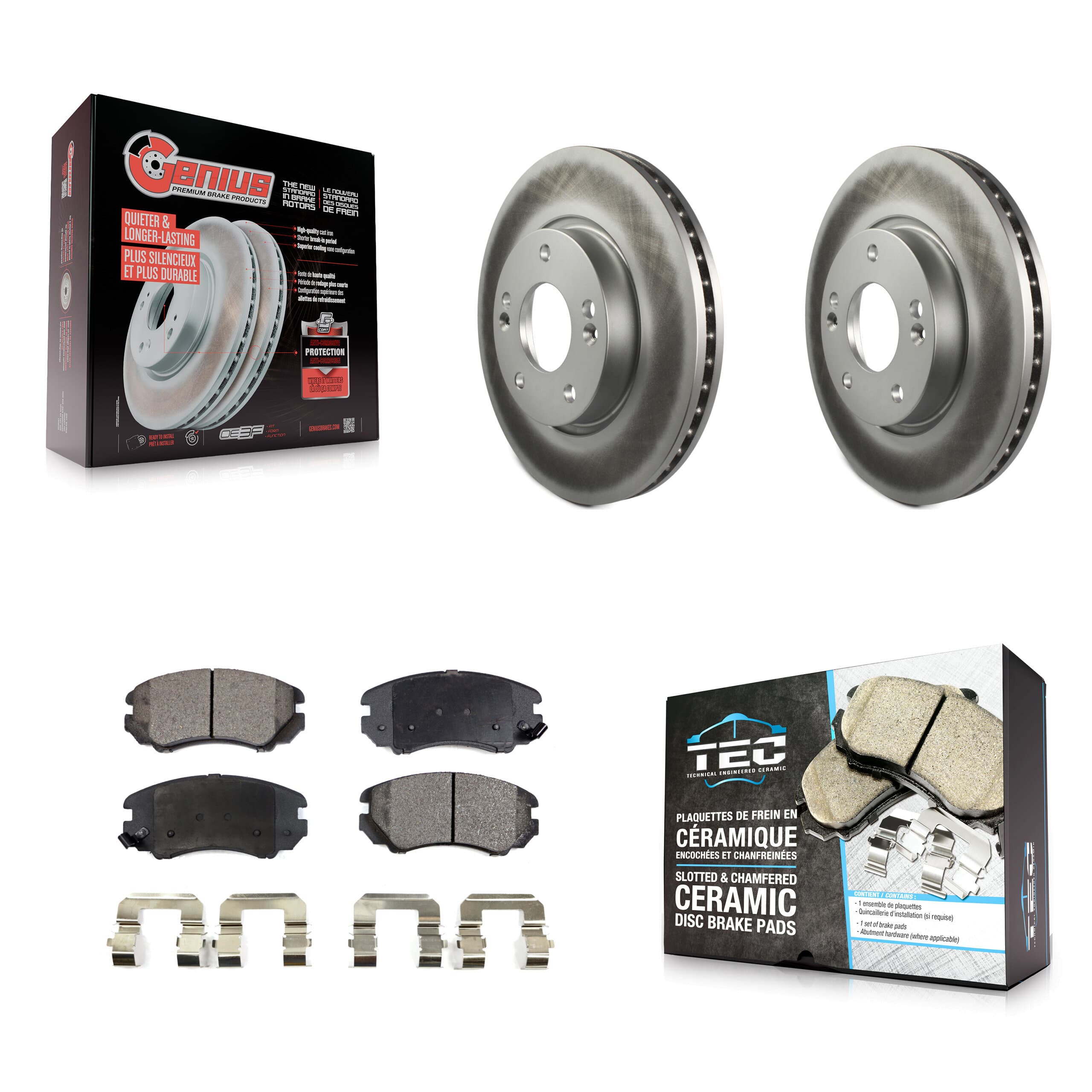 Transit Auto - KGT-100281 - Front Disc Brake Kits image 1