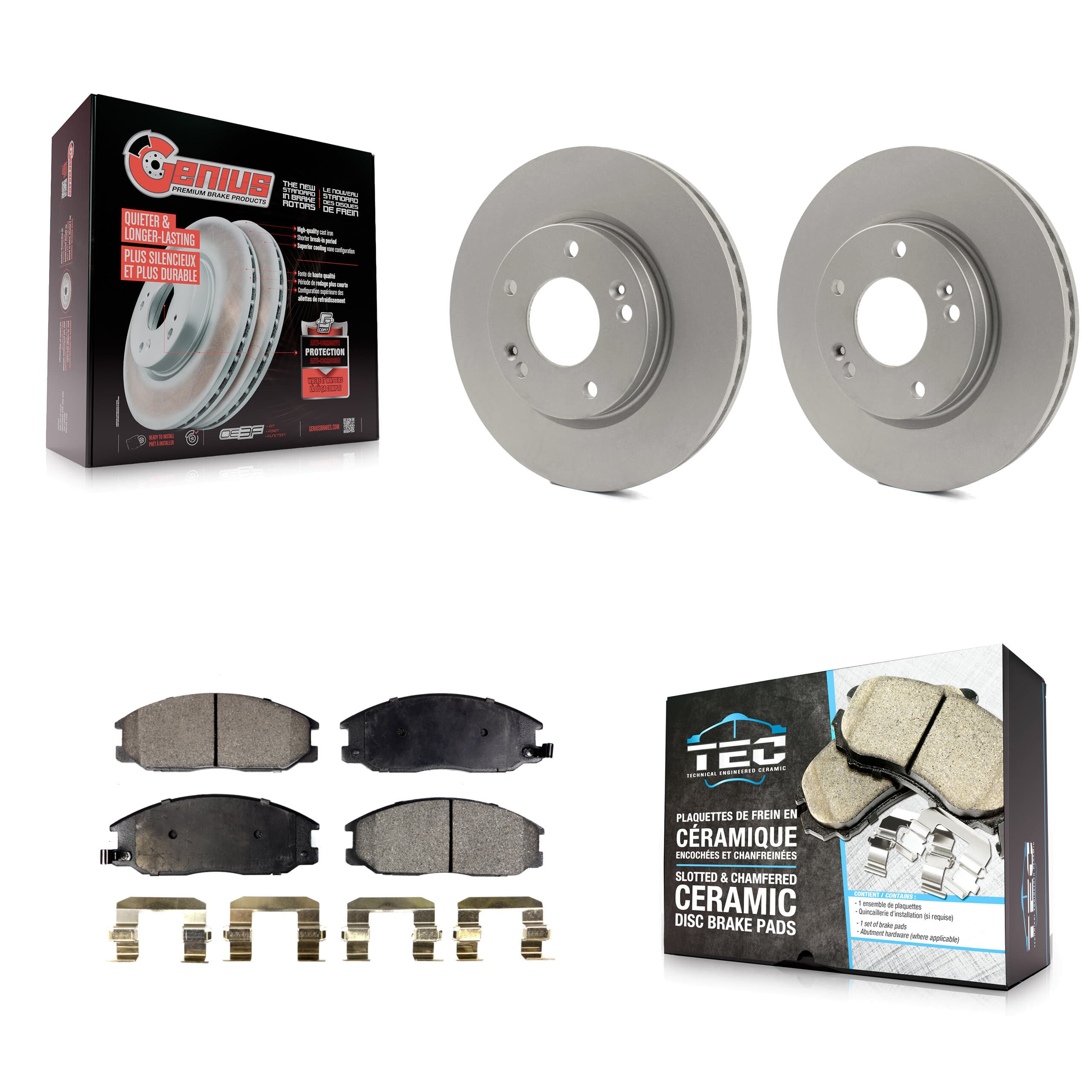 Transit Auto - KGT-100282 - Front Disc Brake Kits image 1