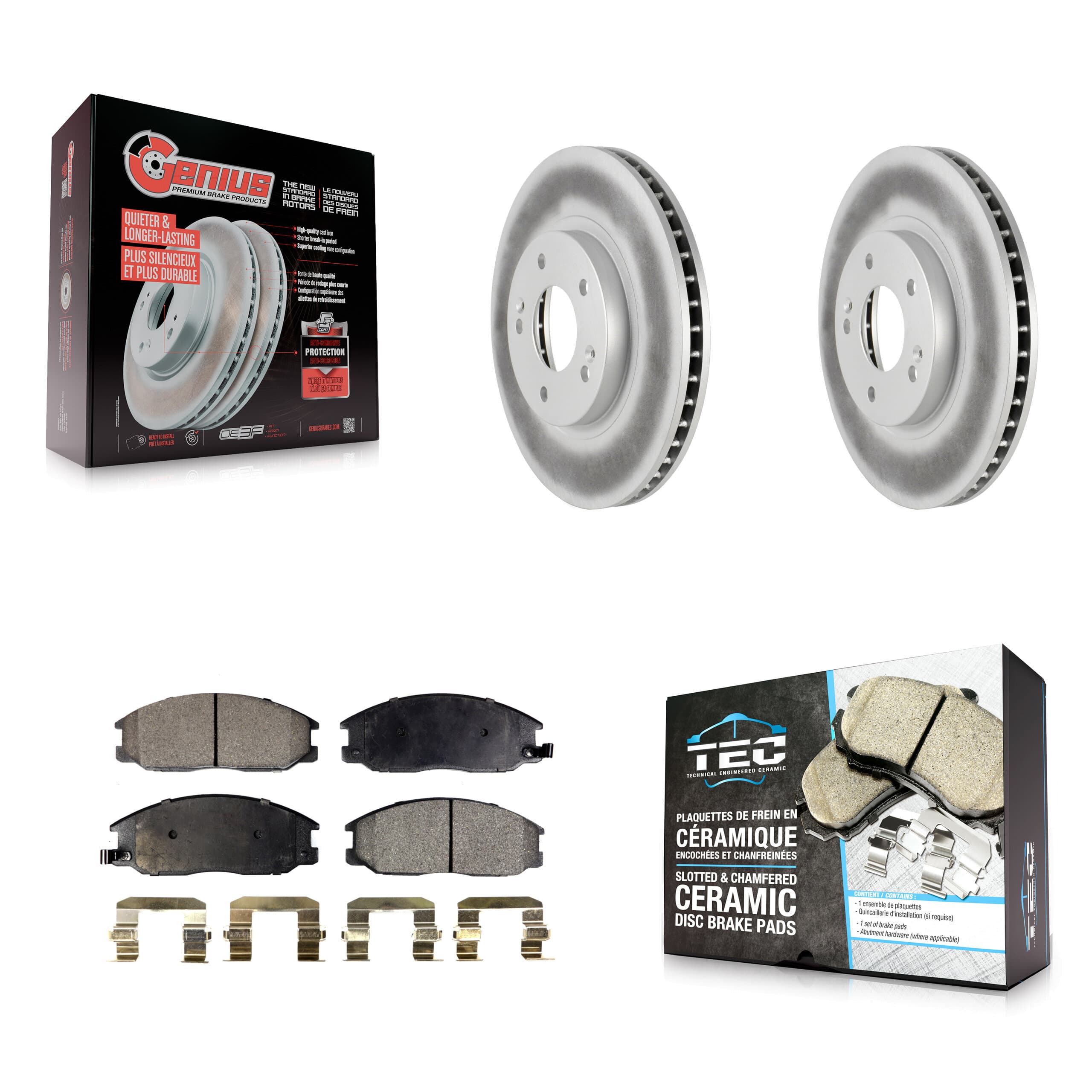 Transit Auto - KGT-100283 - Front Disc Brake Kits image 1