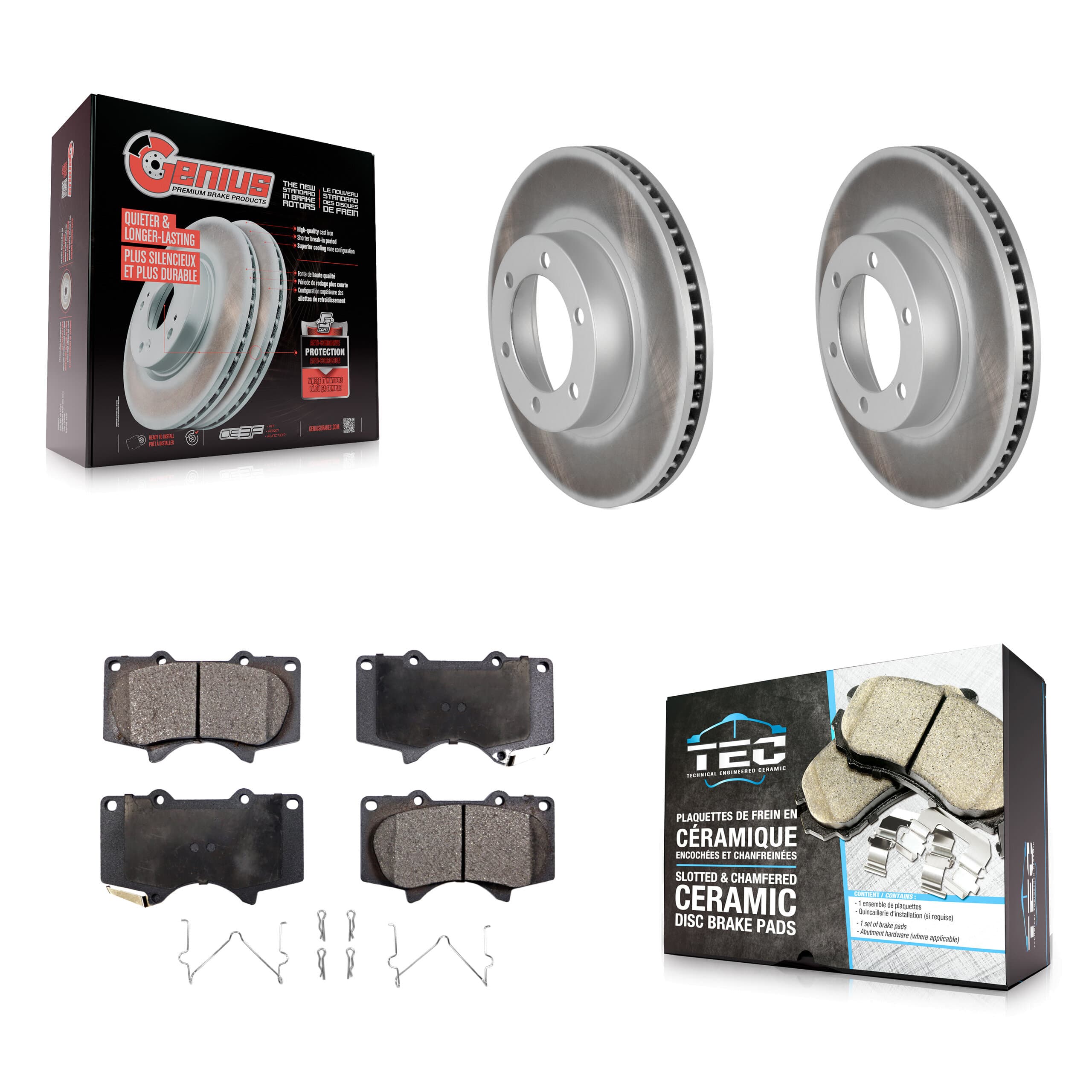 Transit Auto - KGT-100300 - Front Disc Brake Kits image 1