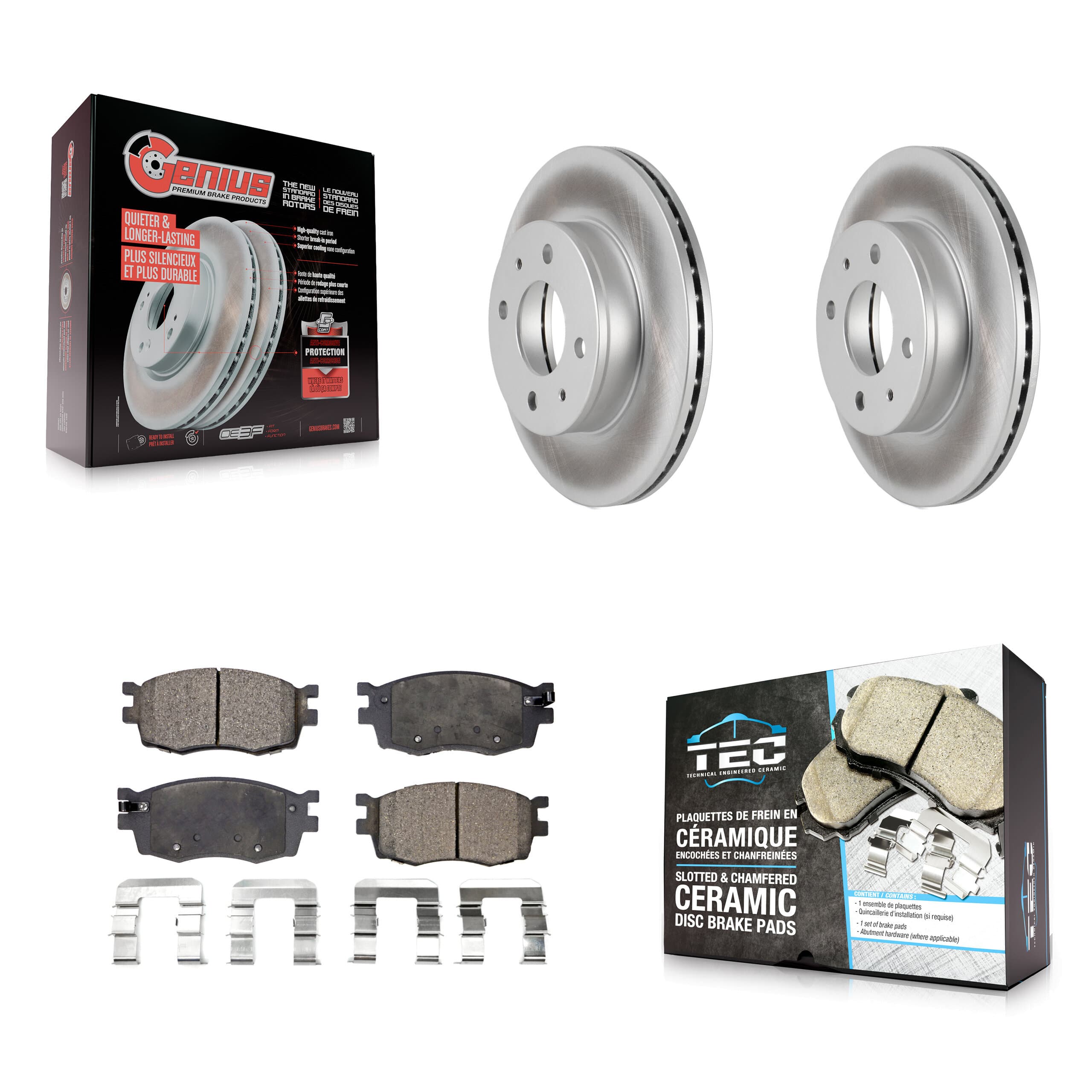 Transit Auto - KGT-100302 - Front Disc Brake Kits image 1