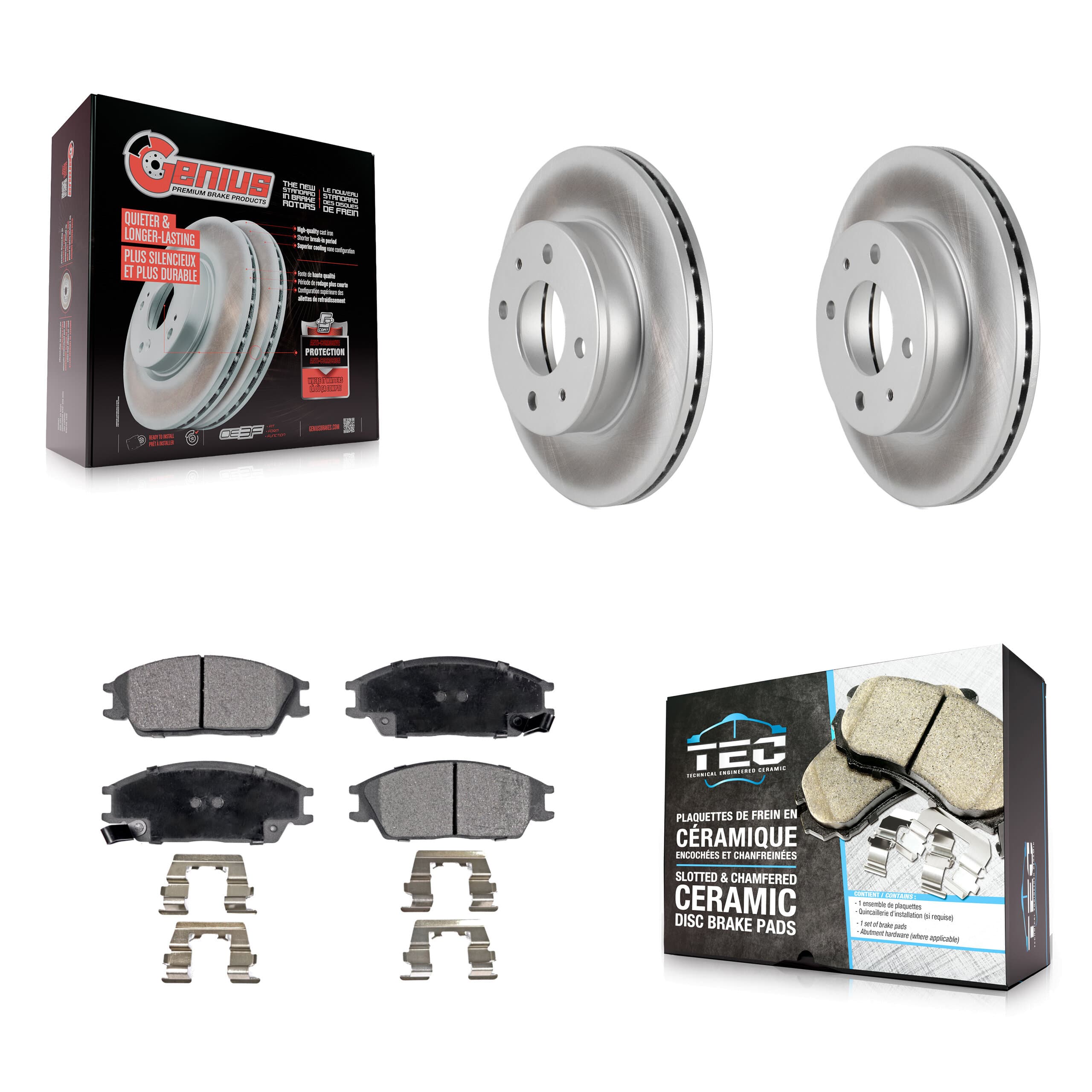Transit Auto - KGT-100303 - Front Disc Brake Kits image 1