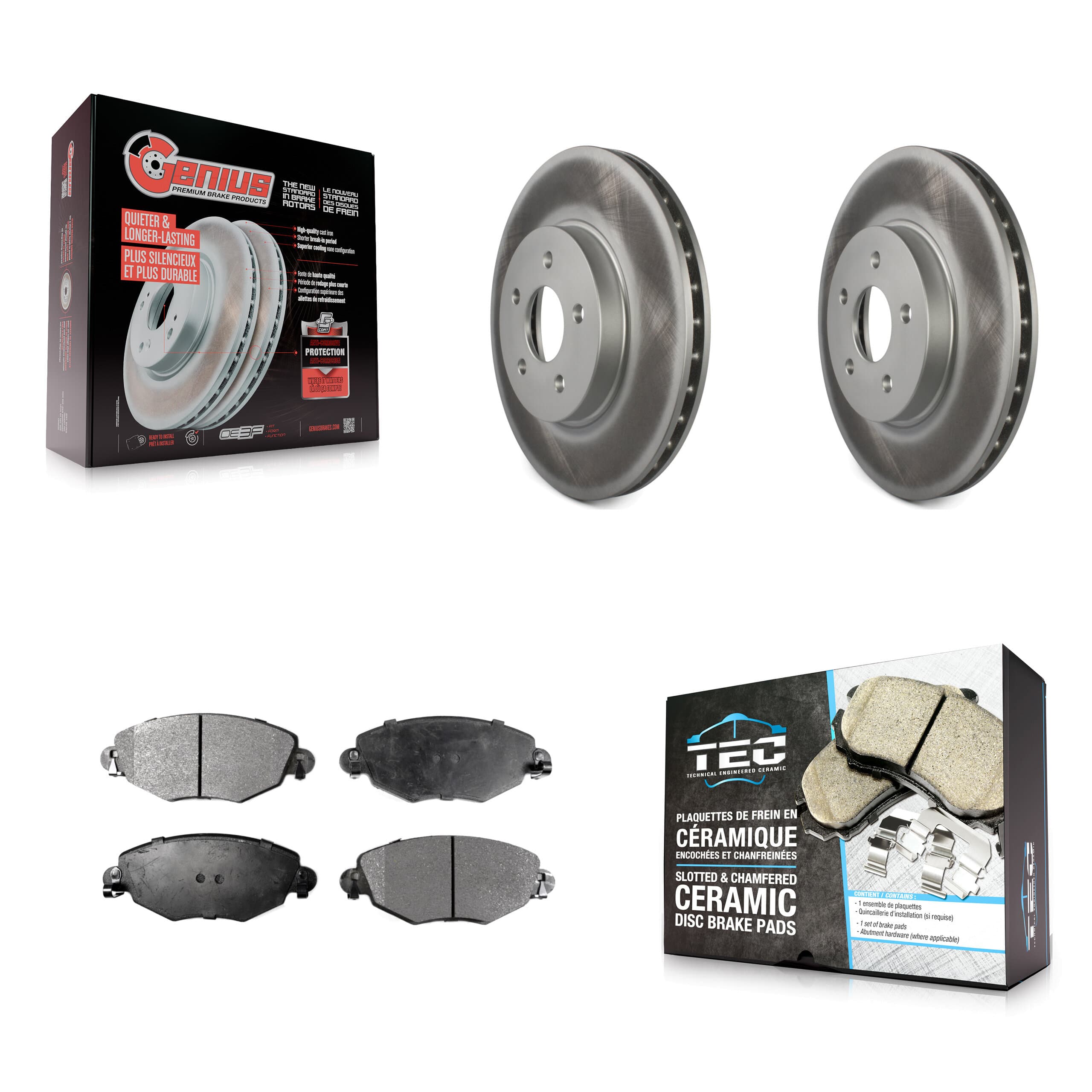 Transit Auto - KGT-100307 - Front Disc Brake Kits image 1
