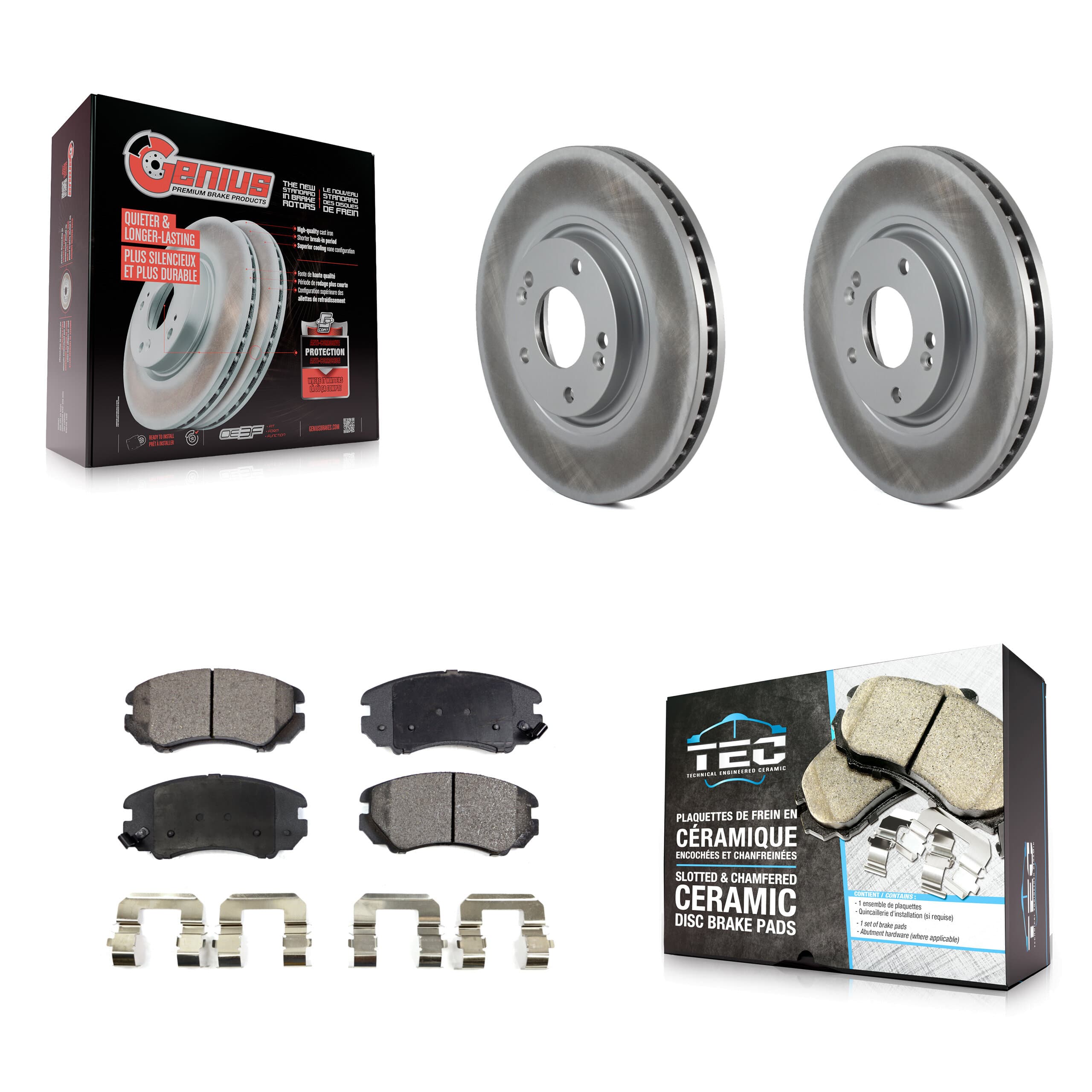 Transit Auto - KGT-100312 - Front Disc Brake Kits image 1
