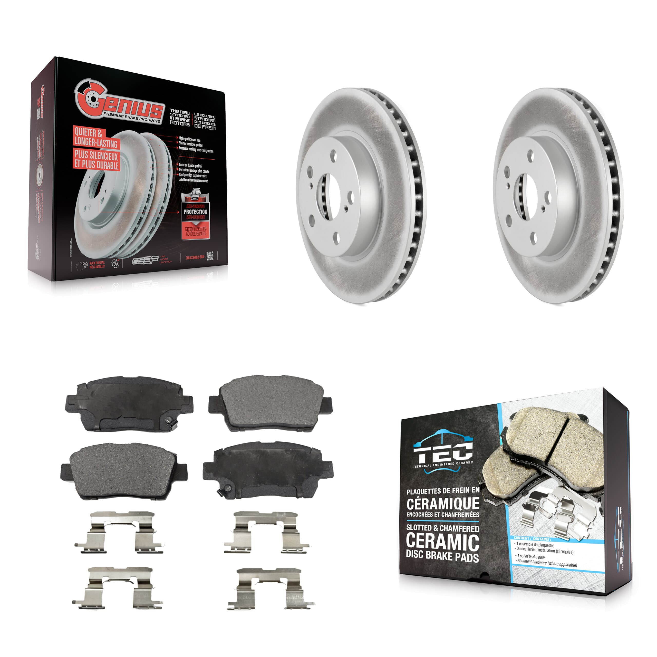 Transit Auto - KGT-100320 - Front Disc Brake Kits image 1