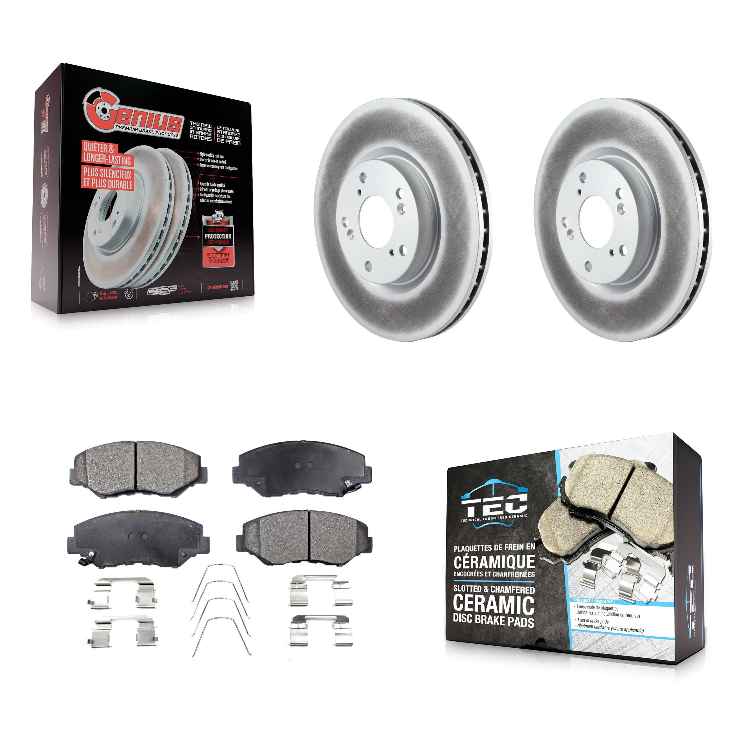 Transit Auto - KGT-100322 - Front Disc Brake Kits image 1