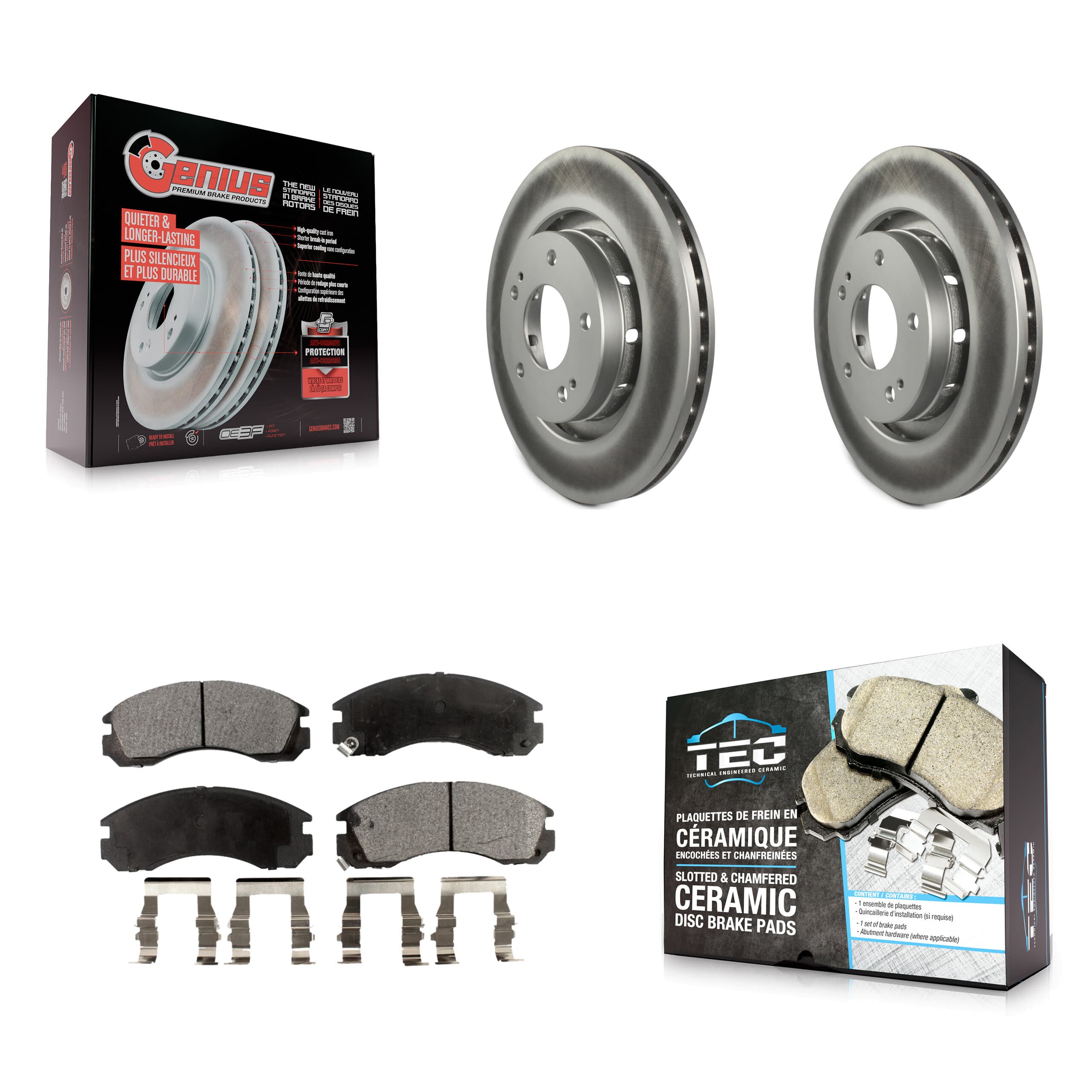 Transit Auto - KGT-100334 - Front Disc Brake Kits image 1