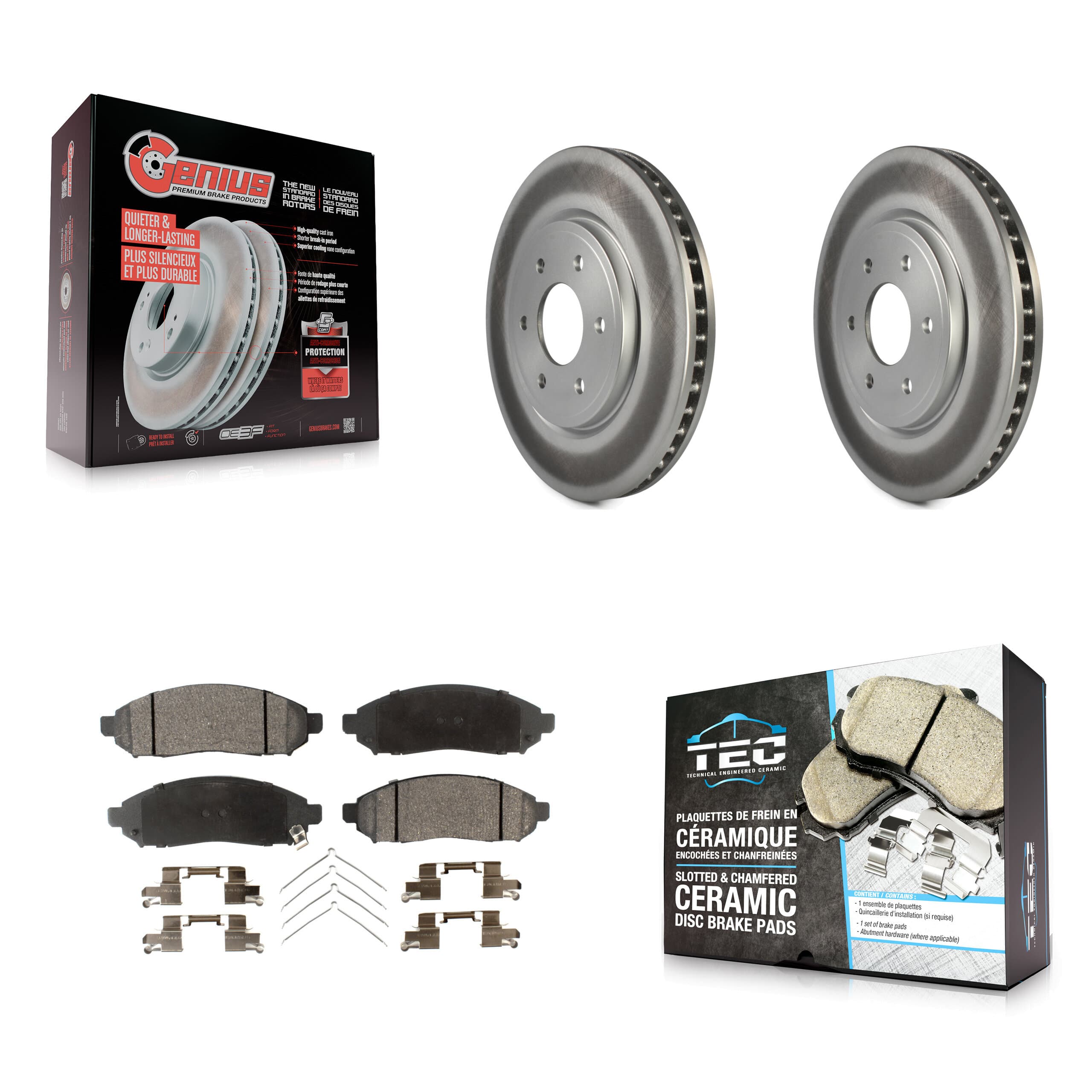 Transit Auto - KGT-100341 - Front Disc Brake Kits image 1