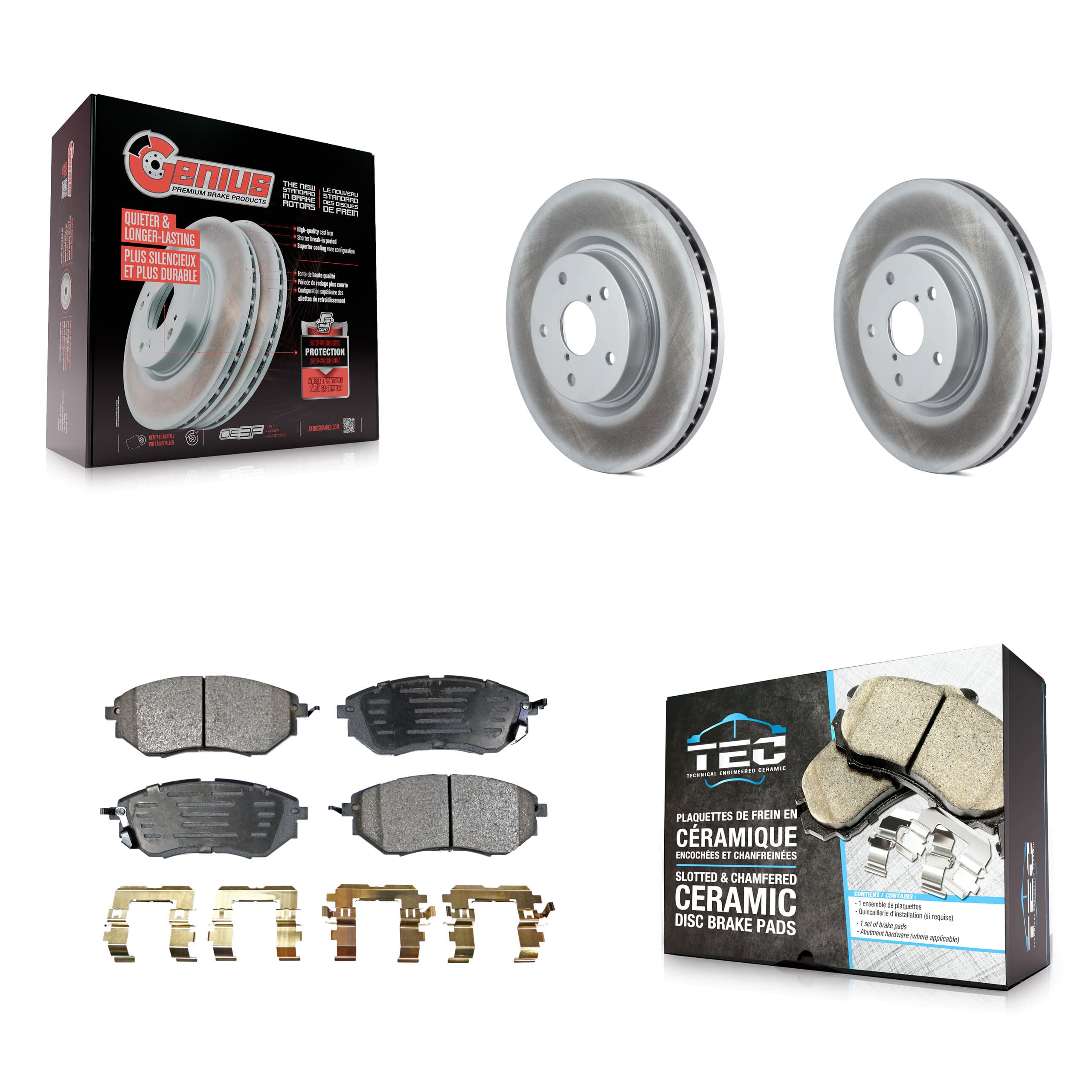 Transit Auto - KGT-100343 - Front Disc Brake Kits image 1