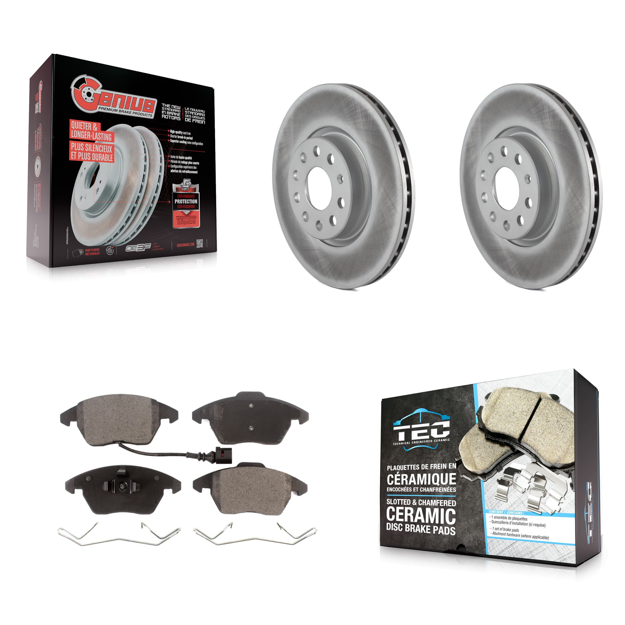 Transit Auto - KGT-100344 - Front Disc Brake Kits image 1
