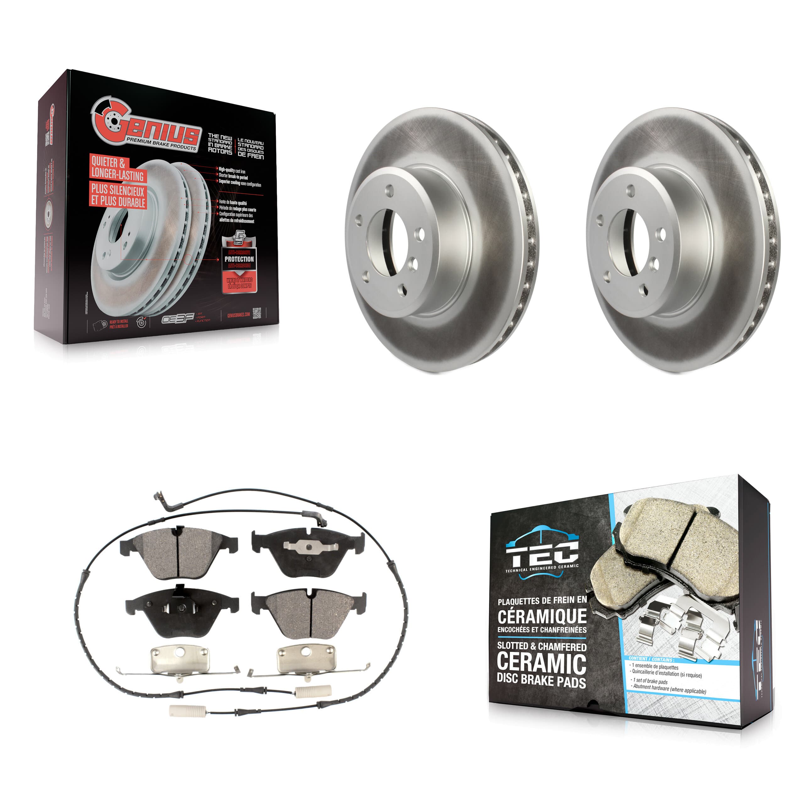 Transit Auto - KGT-100350 - Front Disc Brake Kits image 1