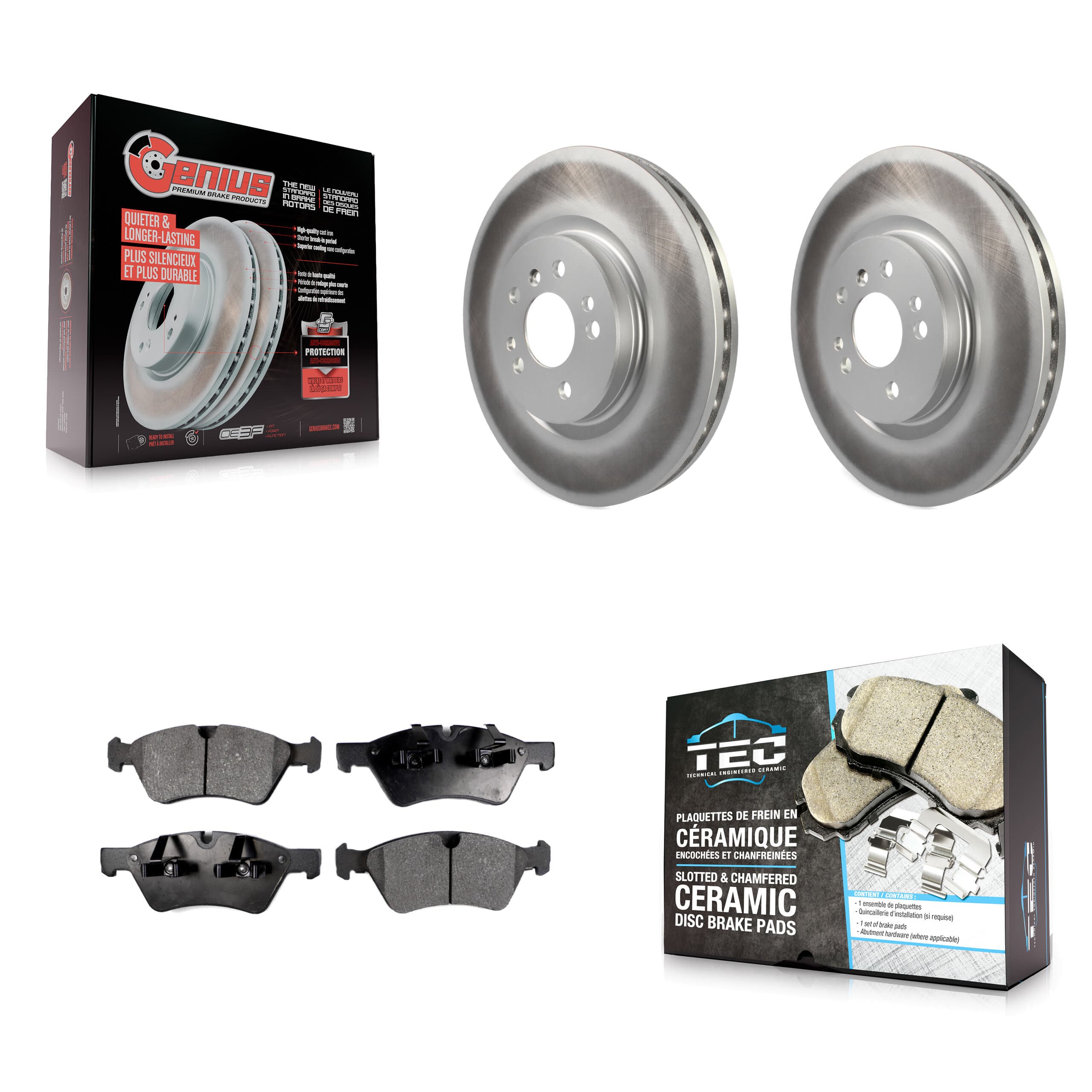 Transit Auto - KGT-100355 - Front Disc Brake Kits image 1