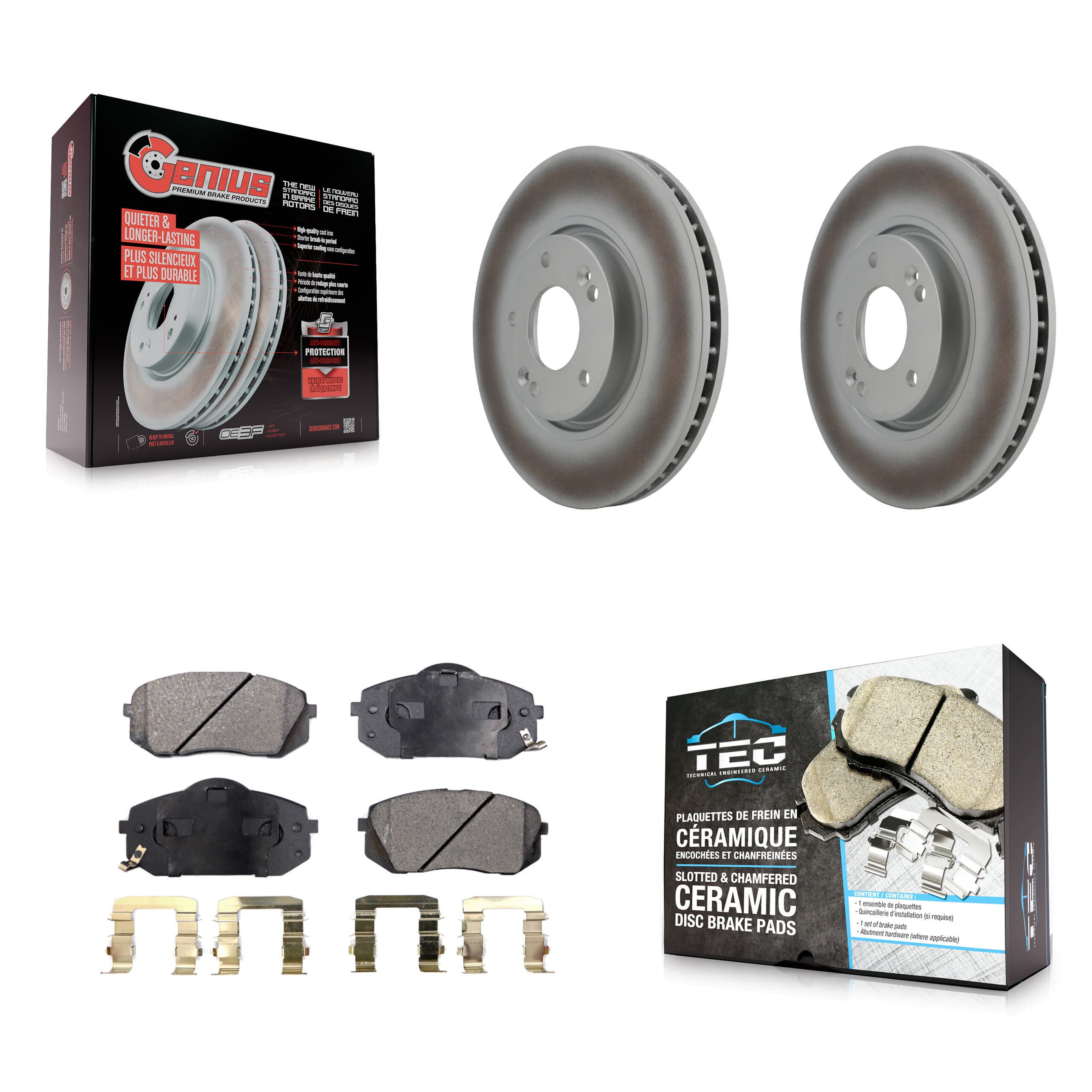 Transit Auto - KGT-100360 - Front Disc Brake Kits image 1