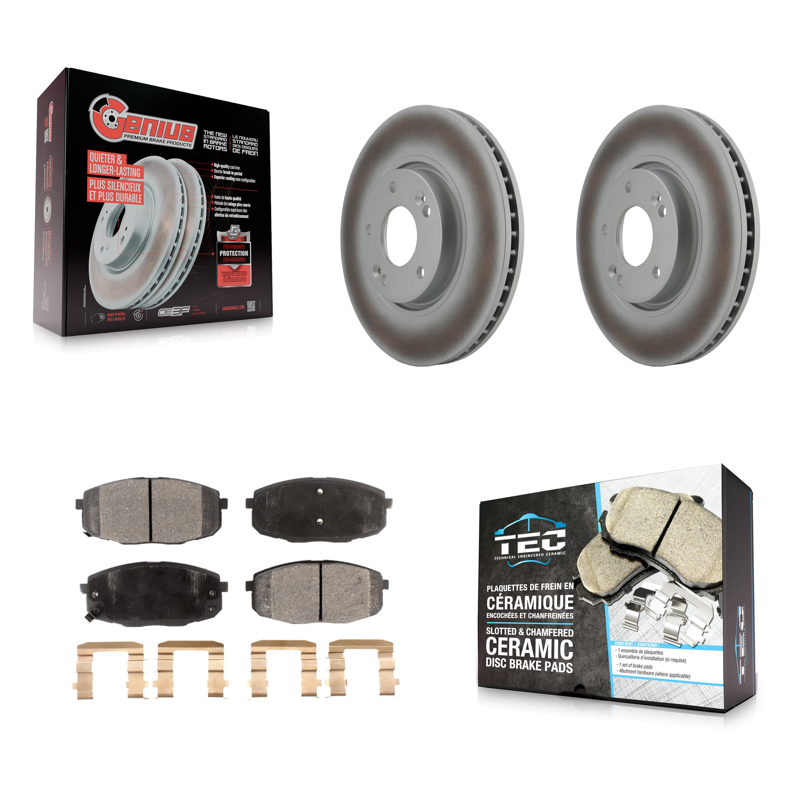 Transit Auto - KGT-100361 - Front Disc Brake Kits image 1