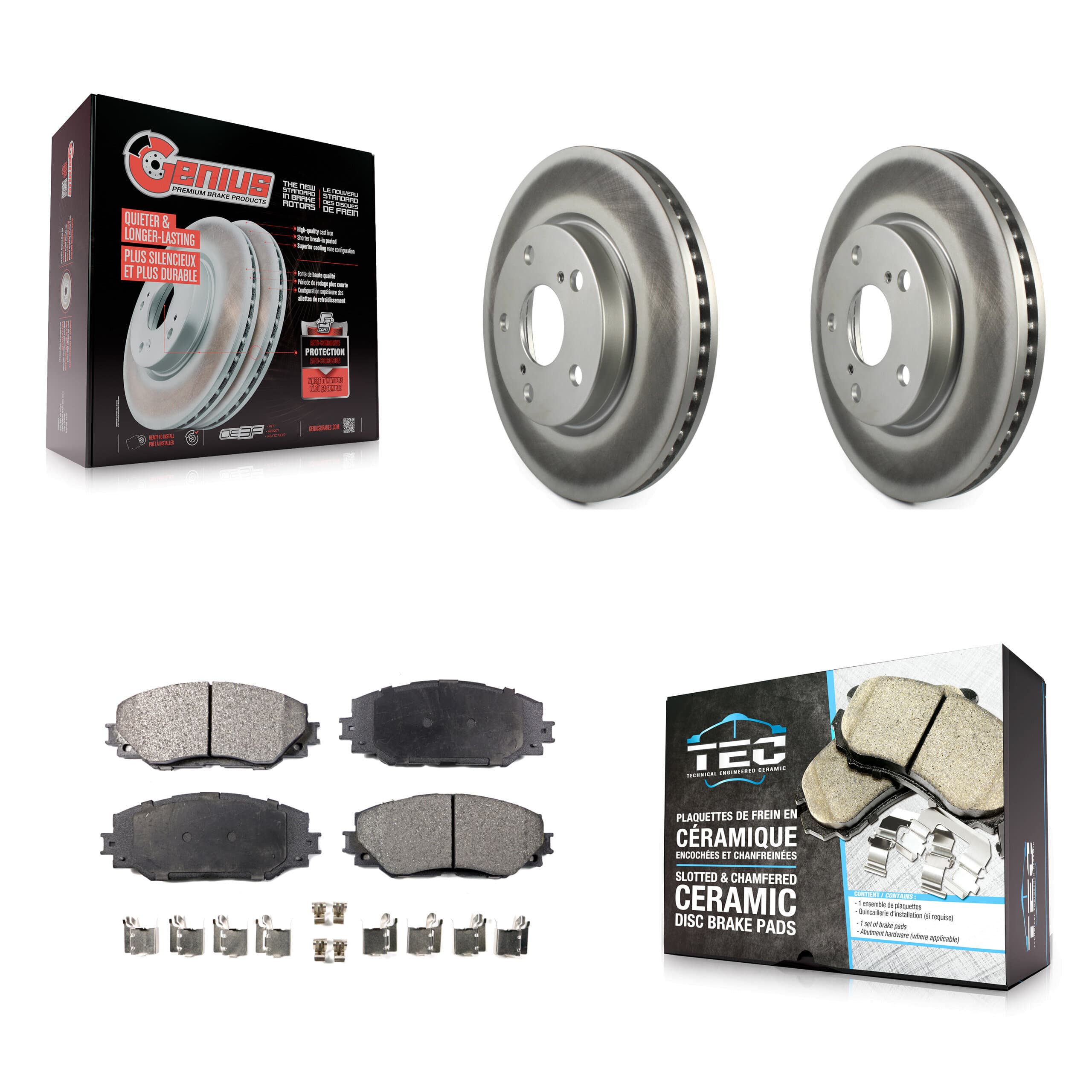 Transit Auto - KGT-100380 - Front Disc Brake Kits image 1