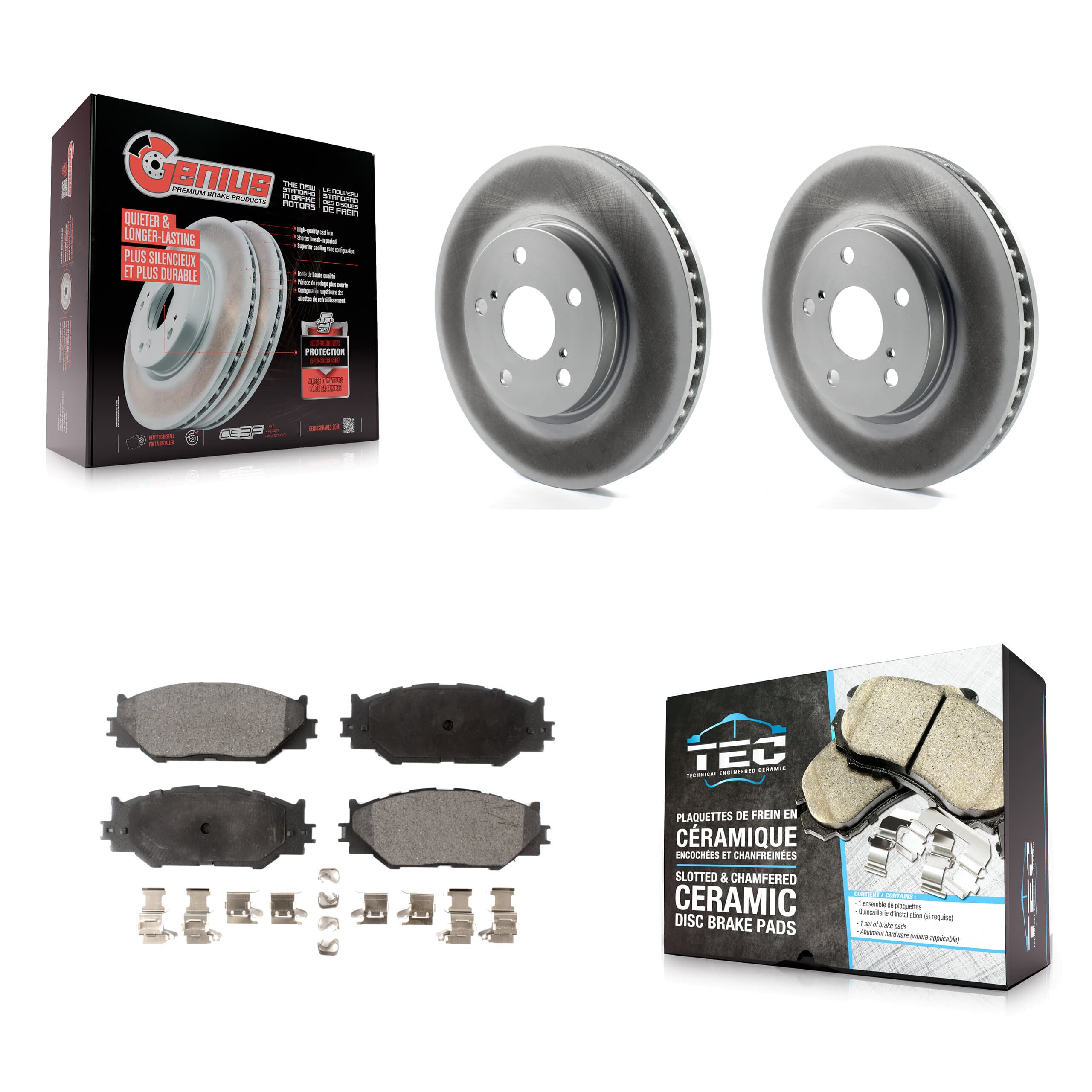 Transit Auto - KGT-100384 - Front Disc Brake Kits image 1