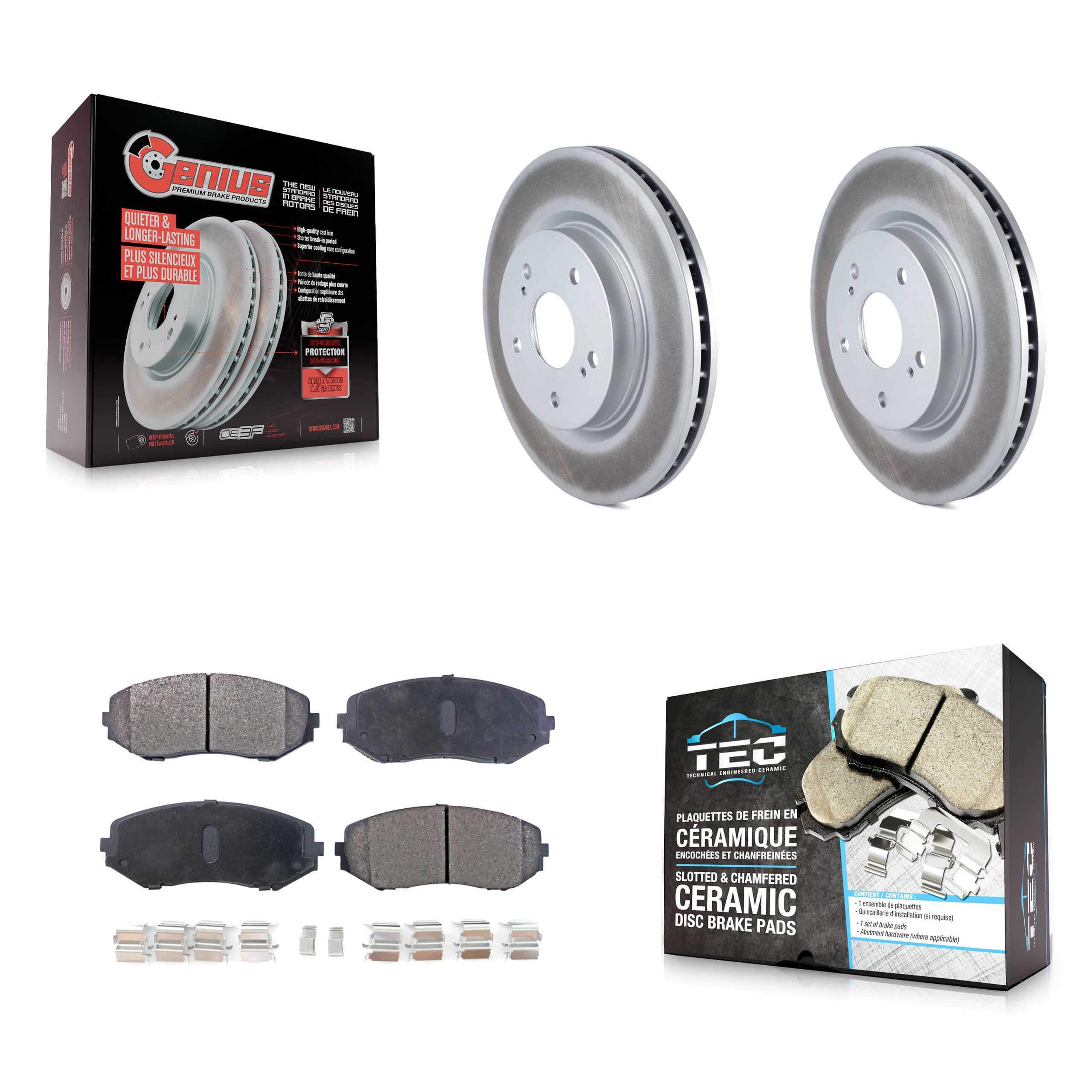 Transit Auto - KGT-100386 - Front Disc Brake Kits image 1