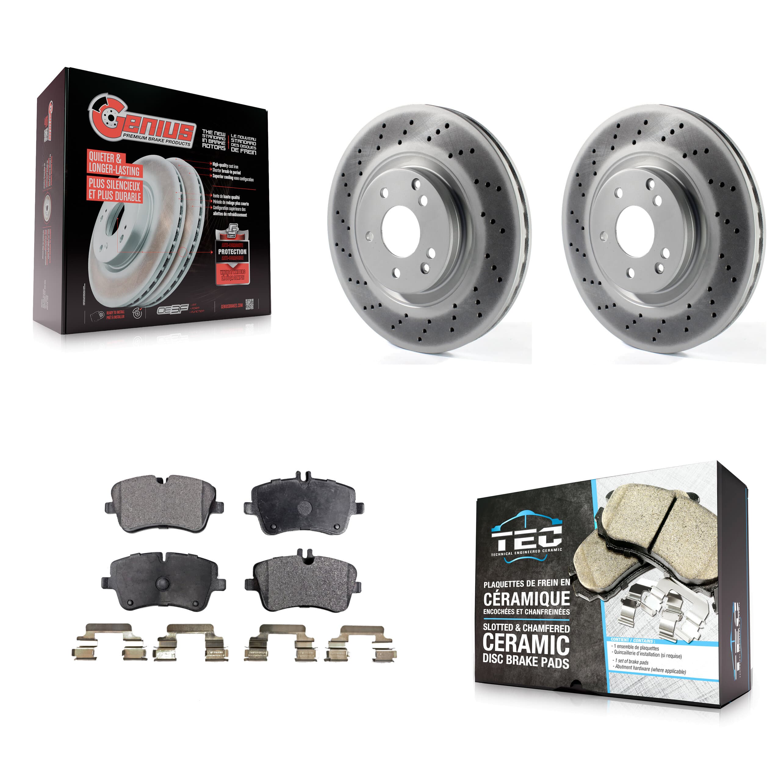 Transit Auto - KGT-100390 - Front Disc Brake Kits image 1