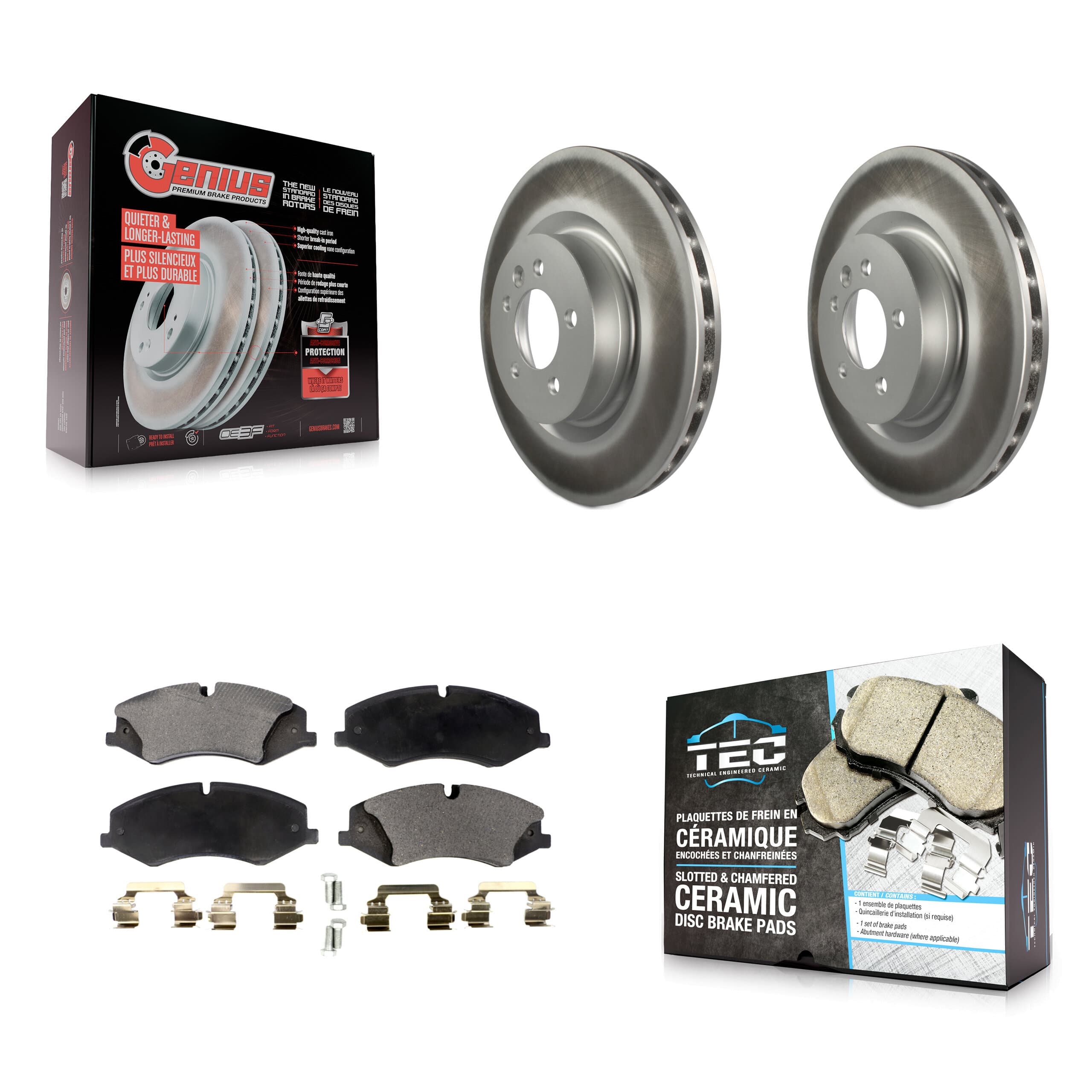 Transit Auto - KGT-100393 - Front Disc Brake Kits image 1