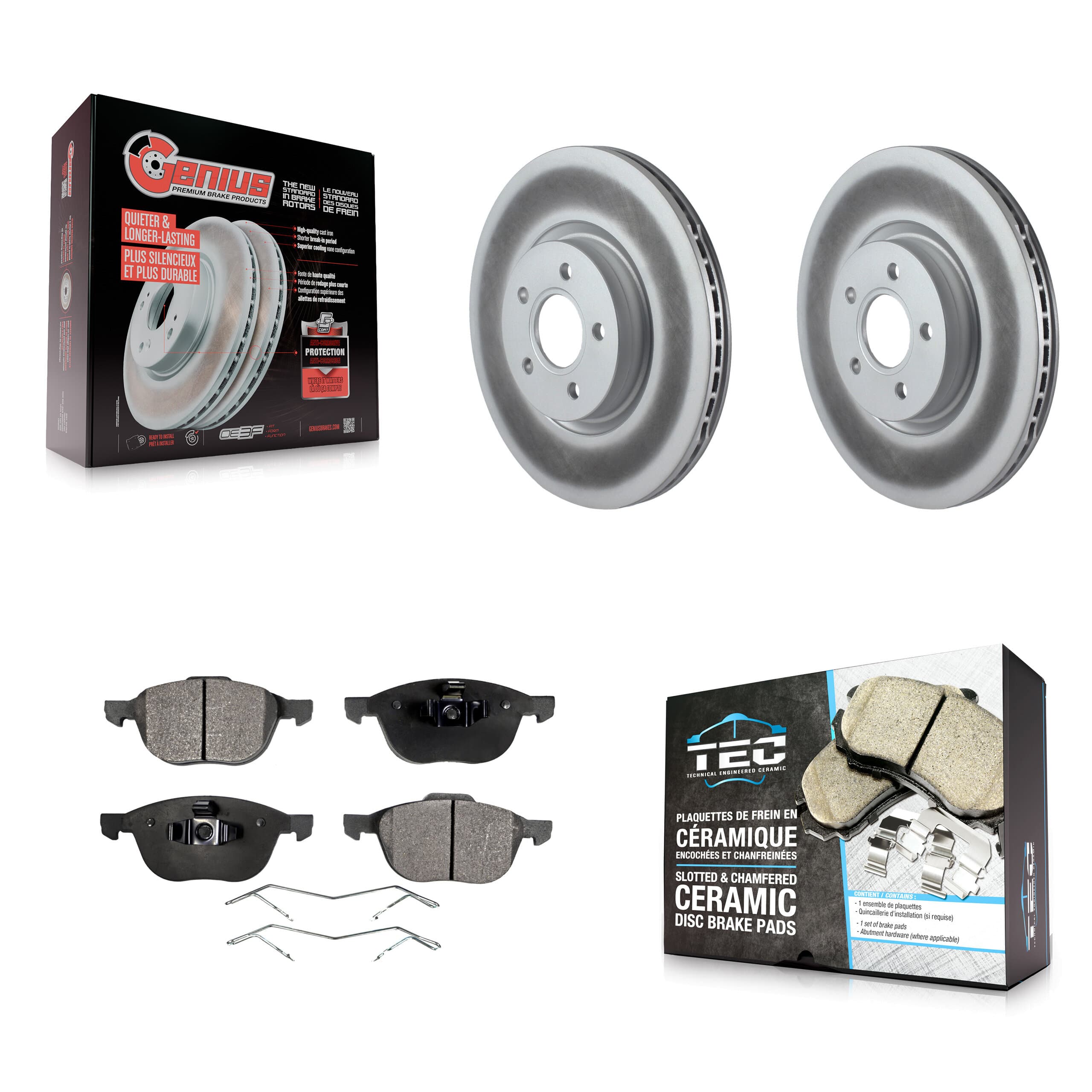 Transit Auto - KGT-100398 - Front Disc Brake Kits image 1