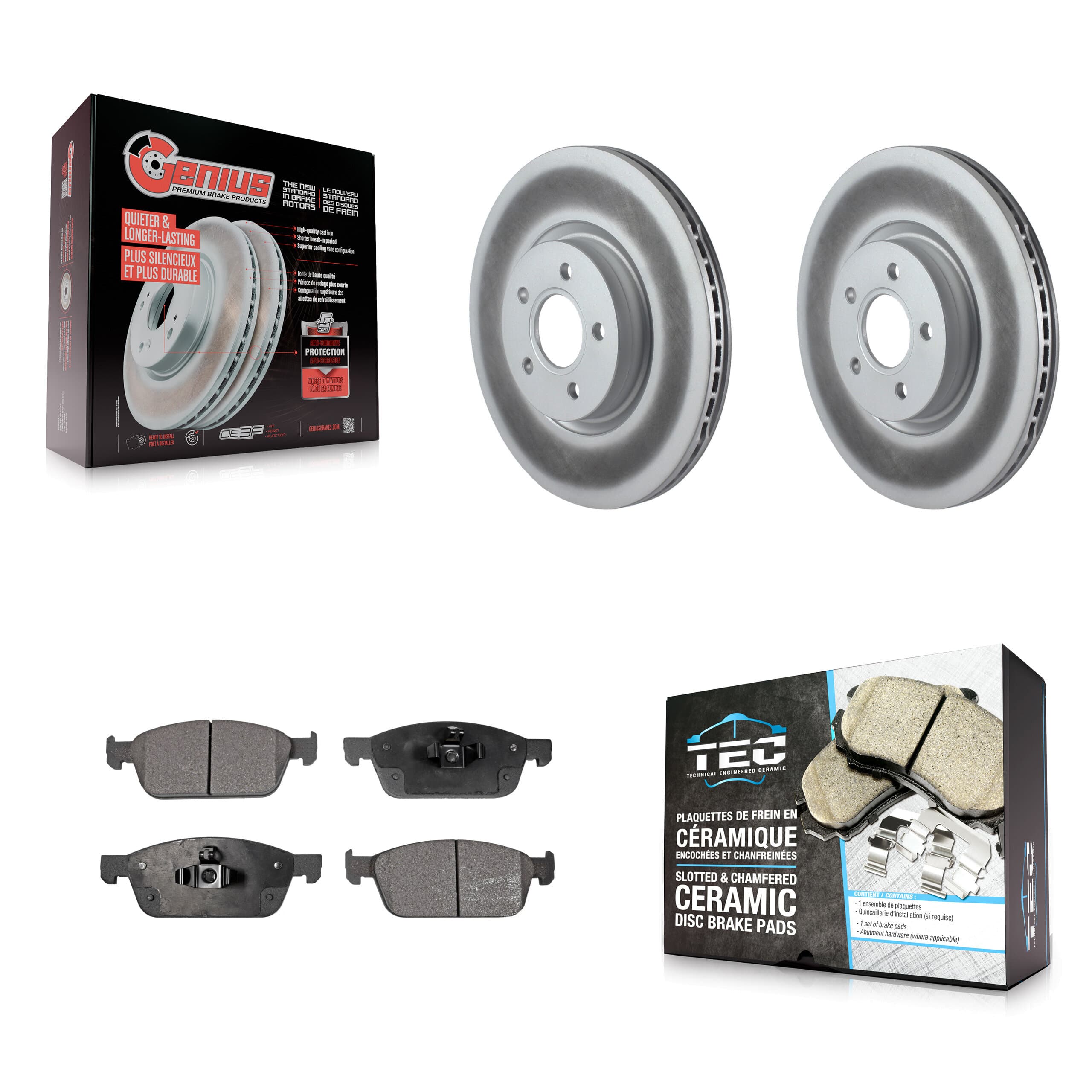 Transit Auto - KGT-100399 - Front Disc Brake Kits image 1