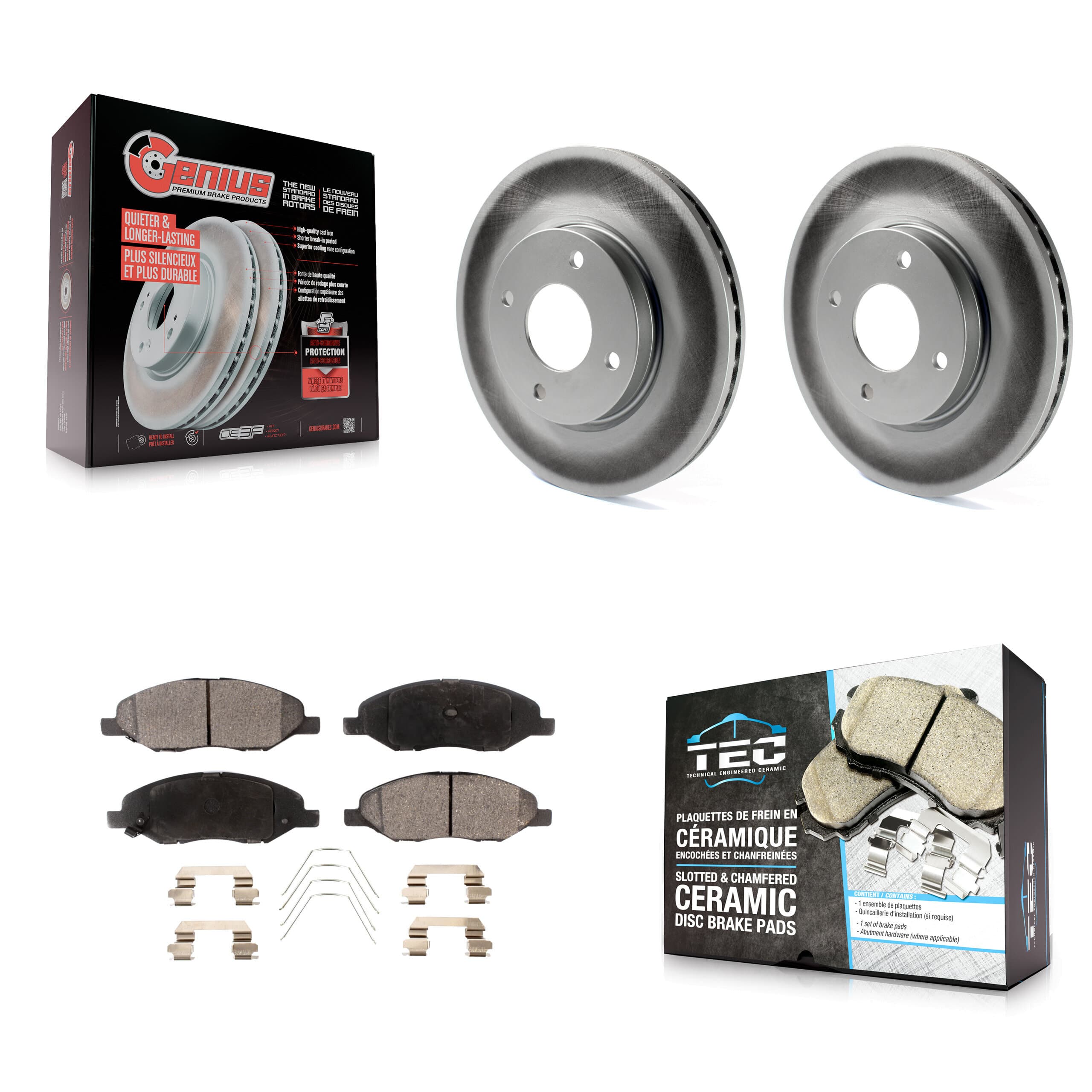 Transit Auto - KGT-100402 - Front Disc Brake Kits image 1