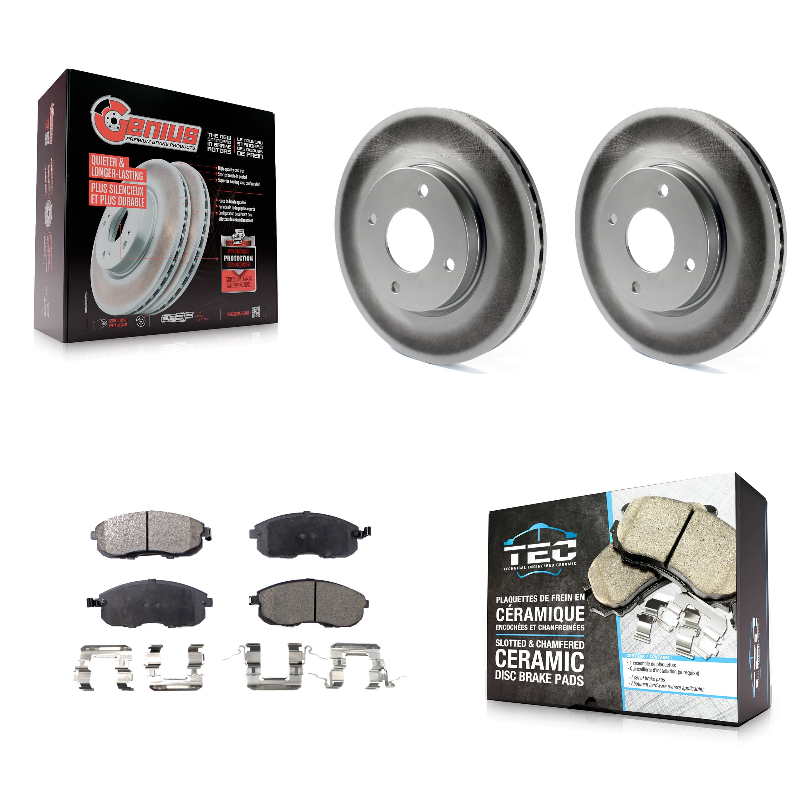 Transit Auto - KGT-100403 - Front Disc Brake Kits image 1