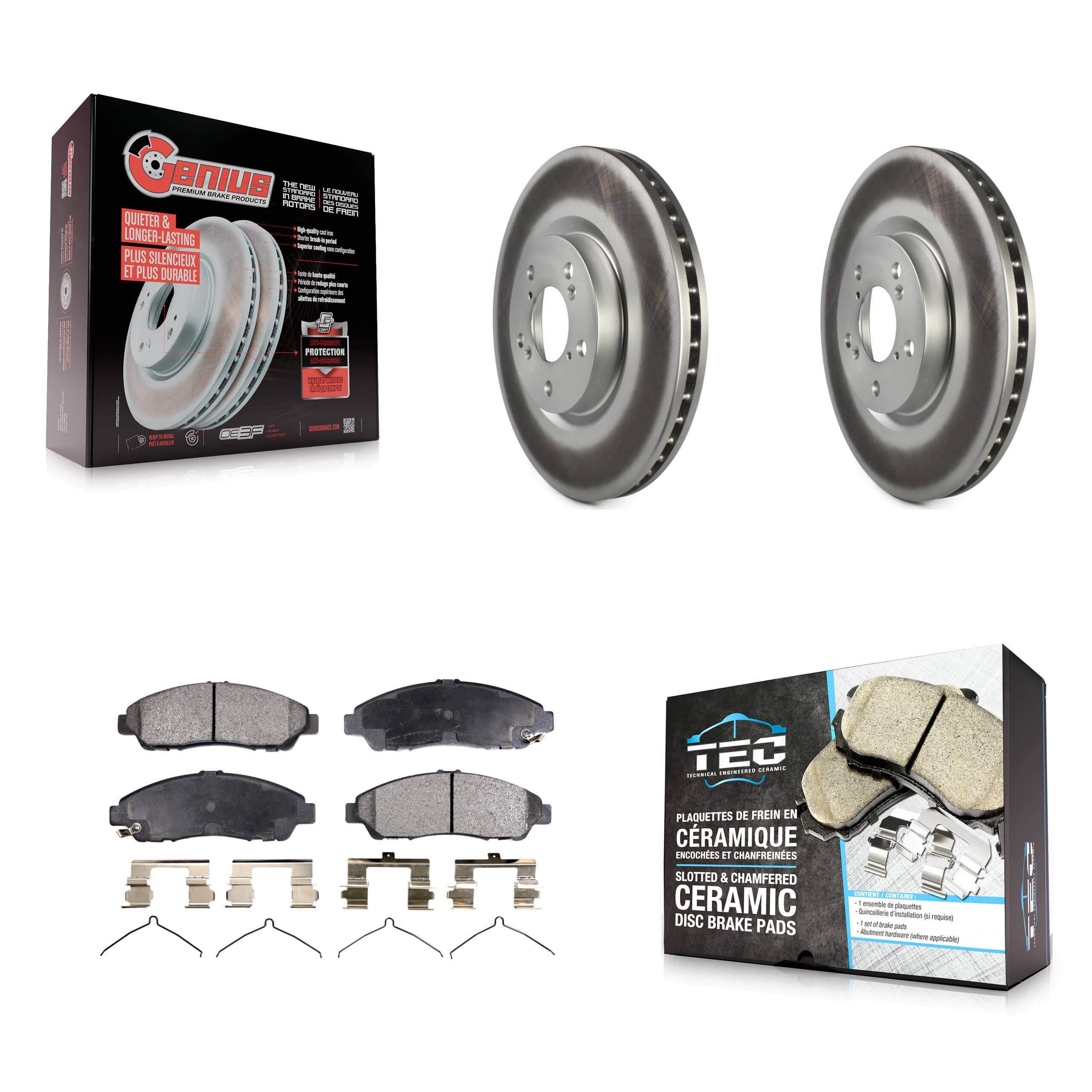 Transit Auto - KGT-100405 - Front Disc Brake Kits image 1
