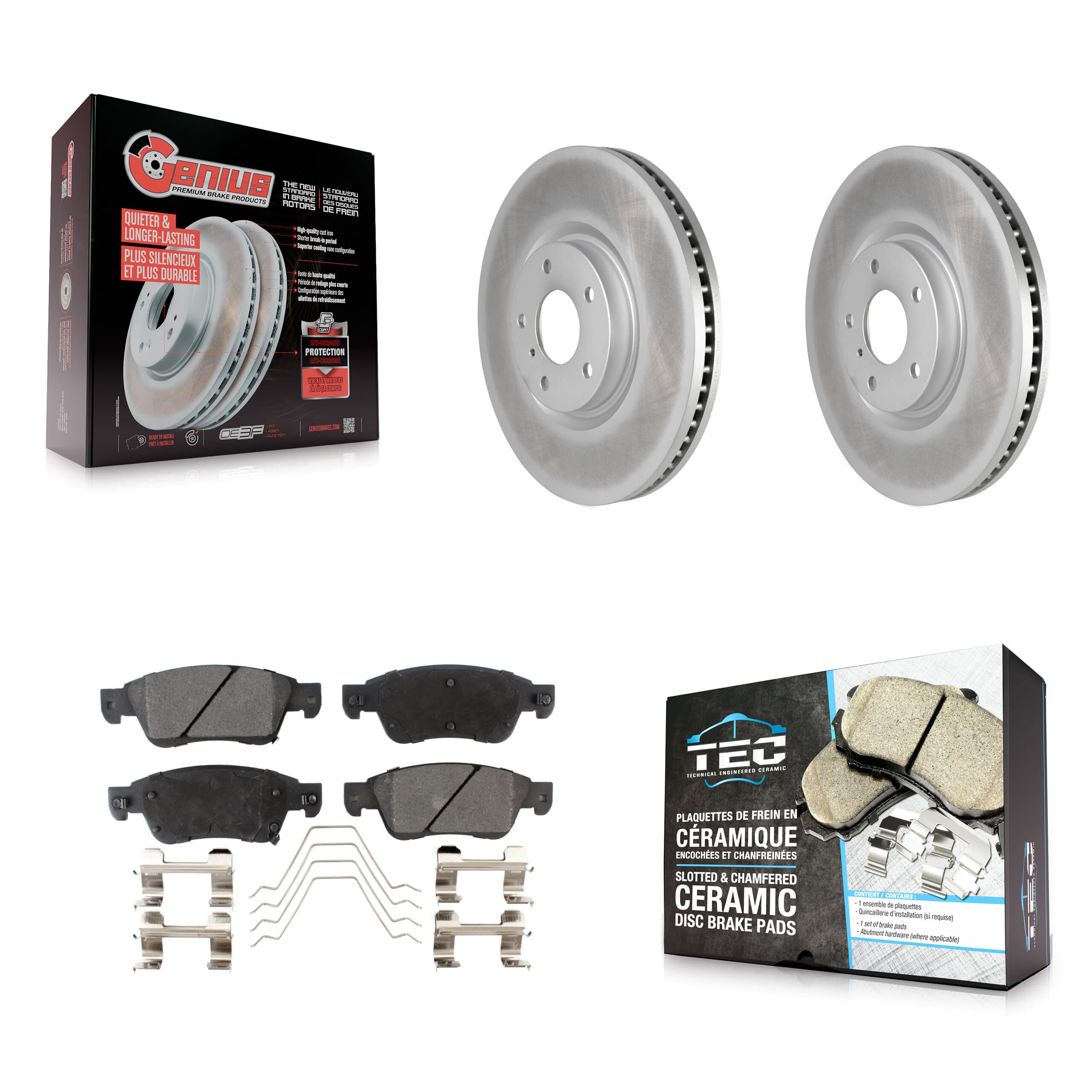 Transit Auto - KGT-100407 - Front Disc Brake Kits image 1