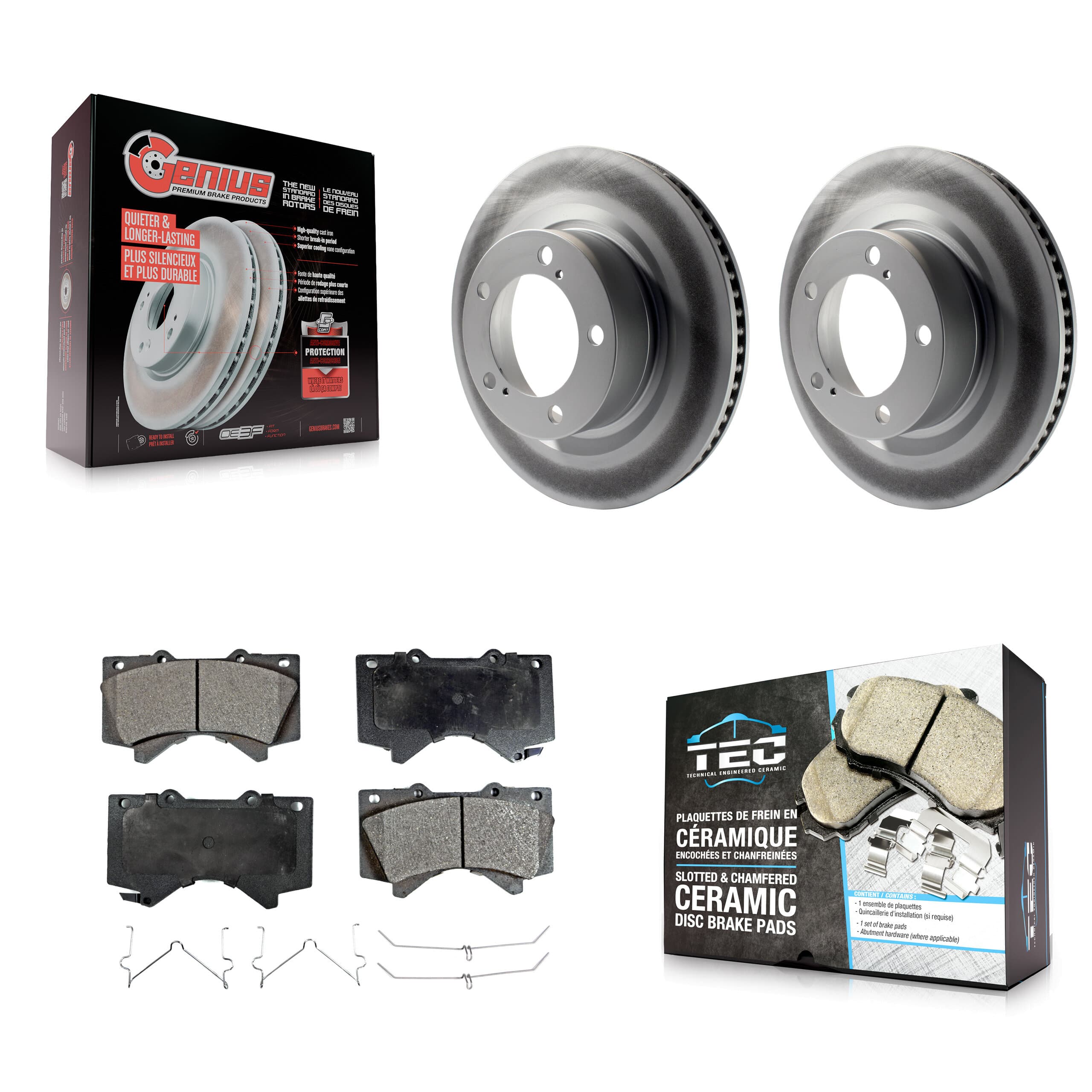 Transit Auto - KGT-100410 - Front Disc Brake Kits image 1