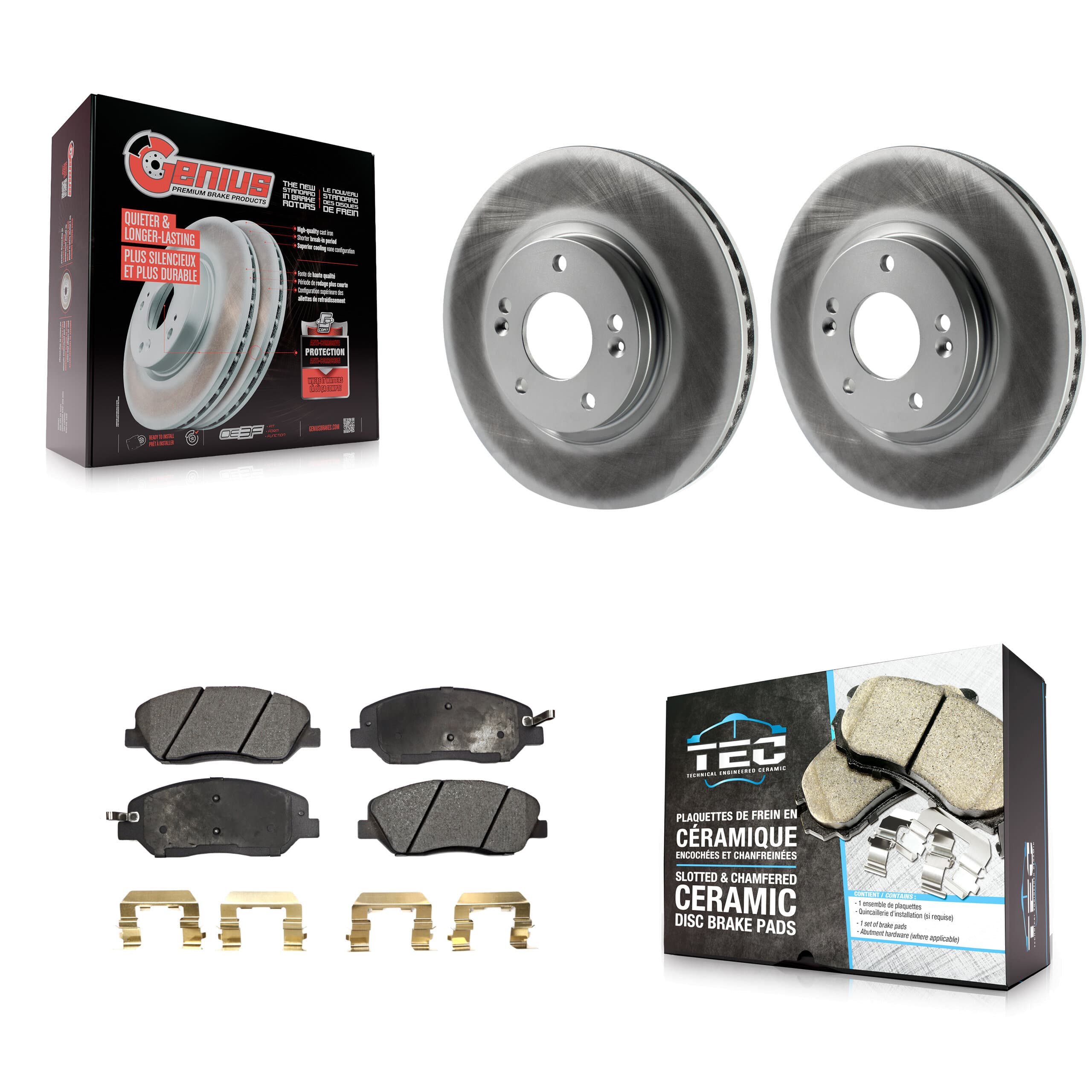 Transit Auto - KGT-100413 - Front Disc Brake Kits image 1