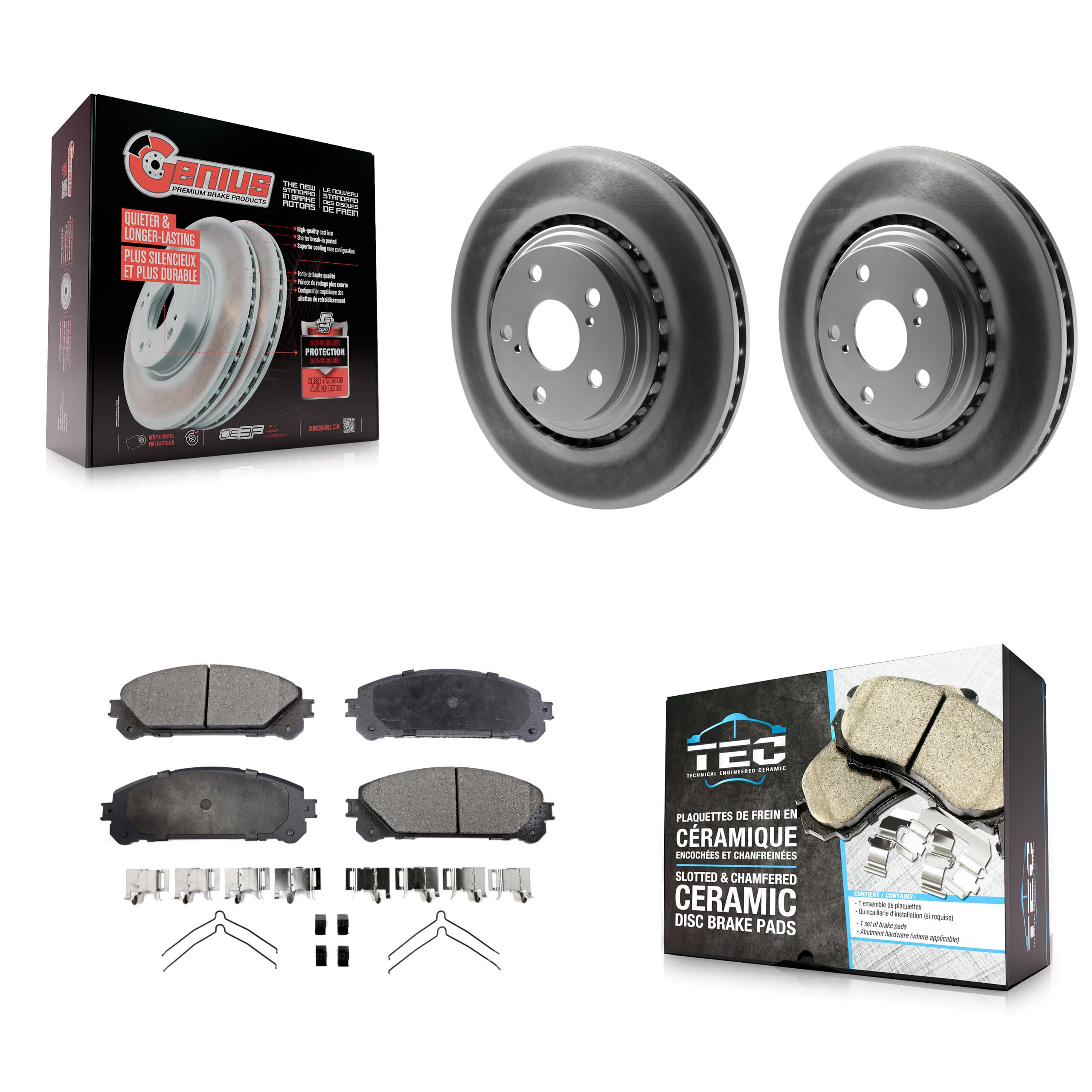 Transit Auto - KGT-100423 - Front Disc Brake Kits image 1