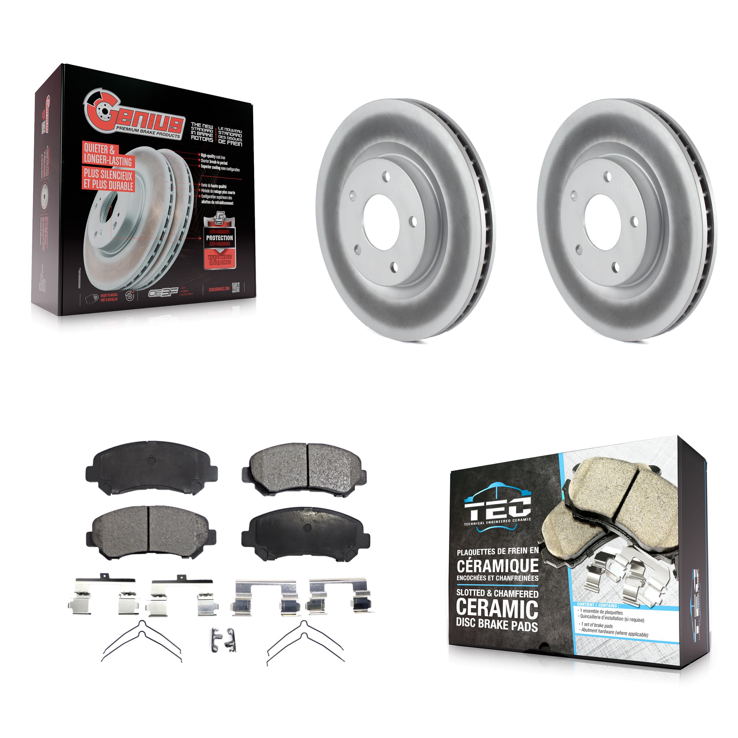 Transit Auto - KGT-100424 - Front Disc Brake Kits image 1