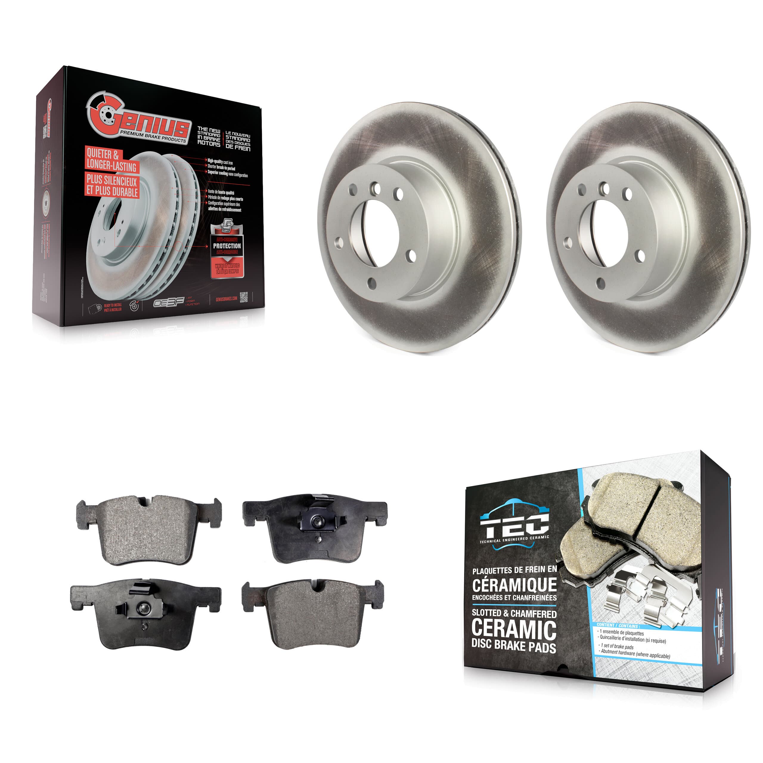 Transit Auto - KGT-100435 - Front Disc Brake Kits image 1