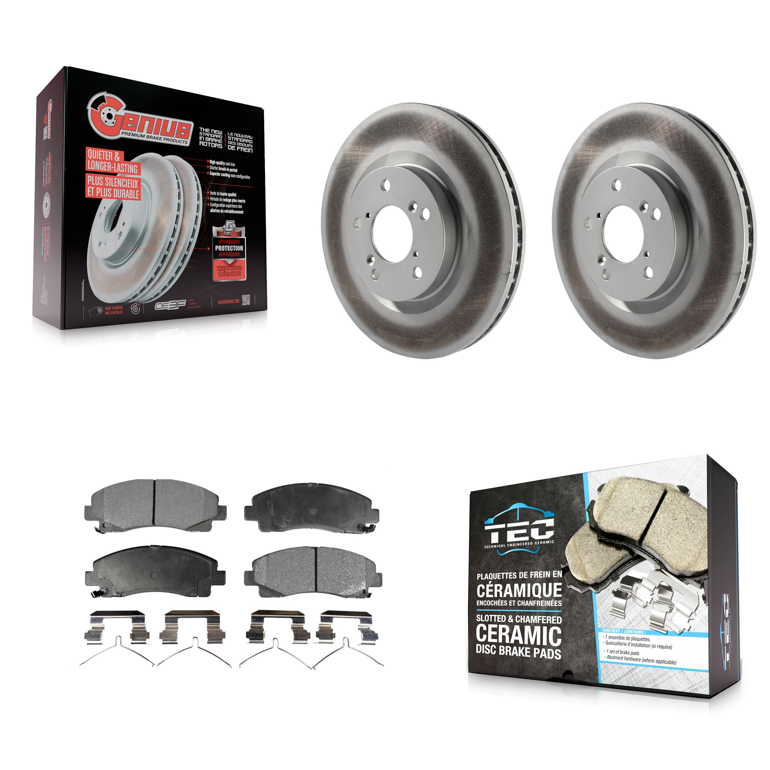 Transit Auto - KGT-100455 - Front Disc Brake Kits image 1