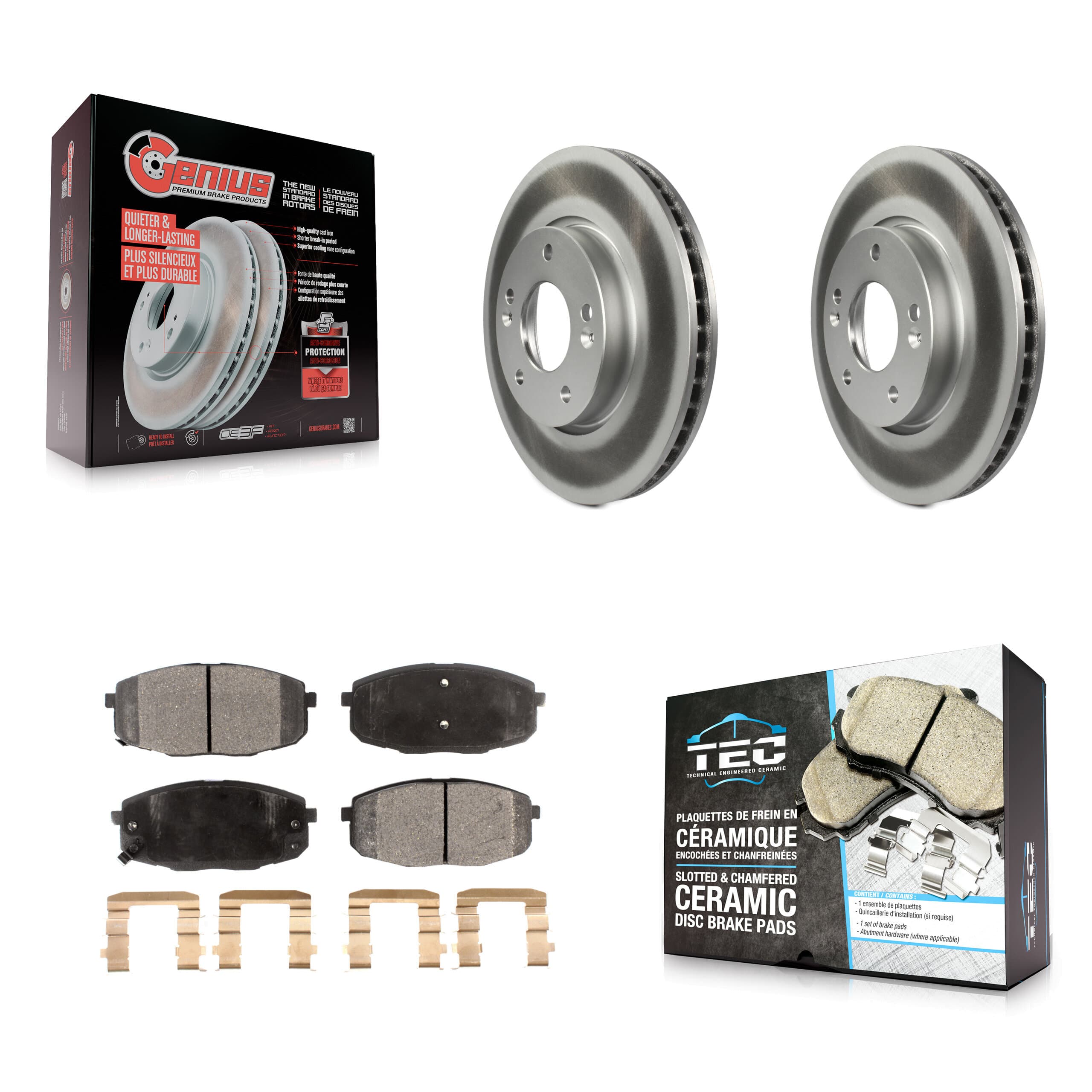 Transit Auto - KGT-100458 - Front Disc Brake Kits image 1