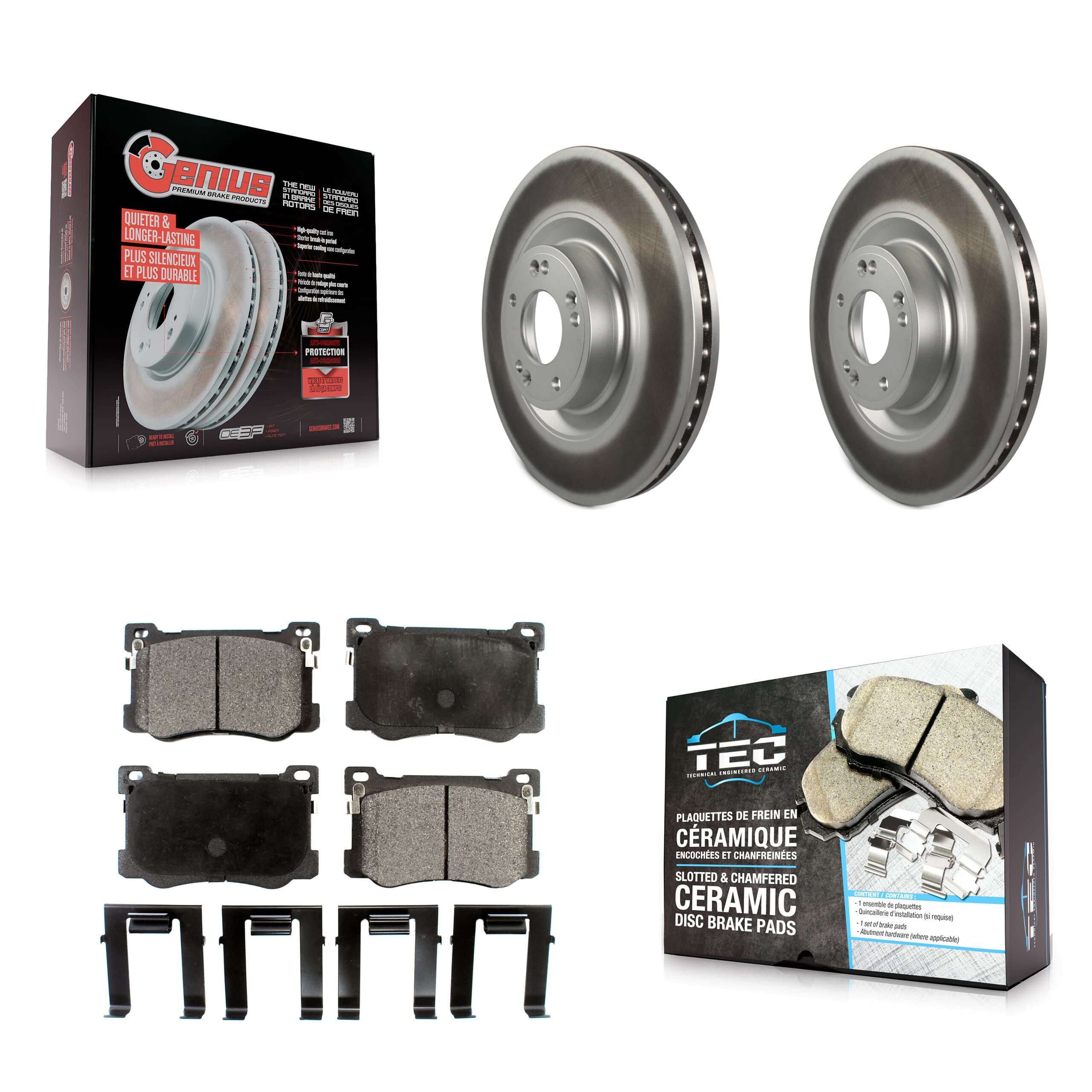 Transit Auto - KGT-100481 - Front Disc Brake Kits image 1