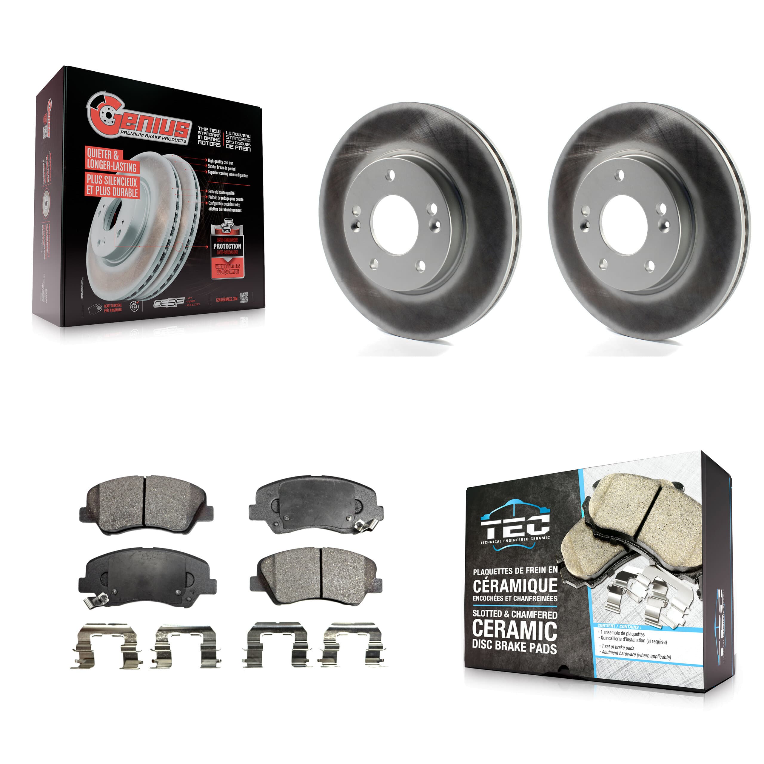 Transit Auto - KGT-100483 - Front Disc Brake Kits image 1