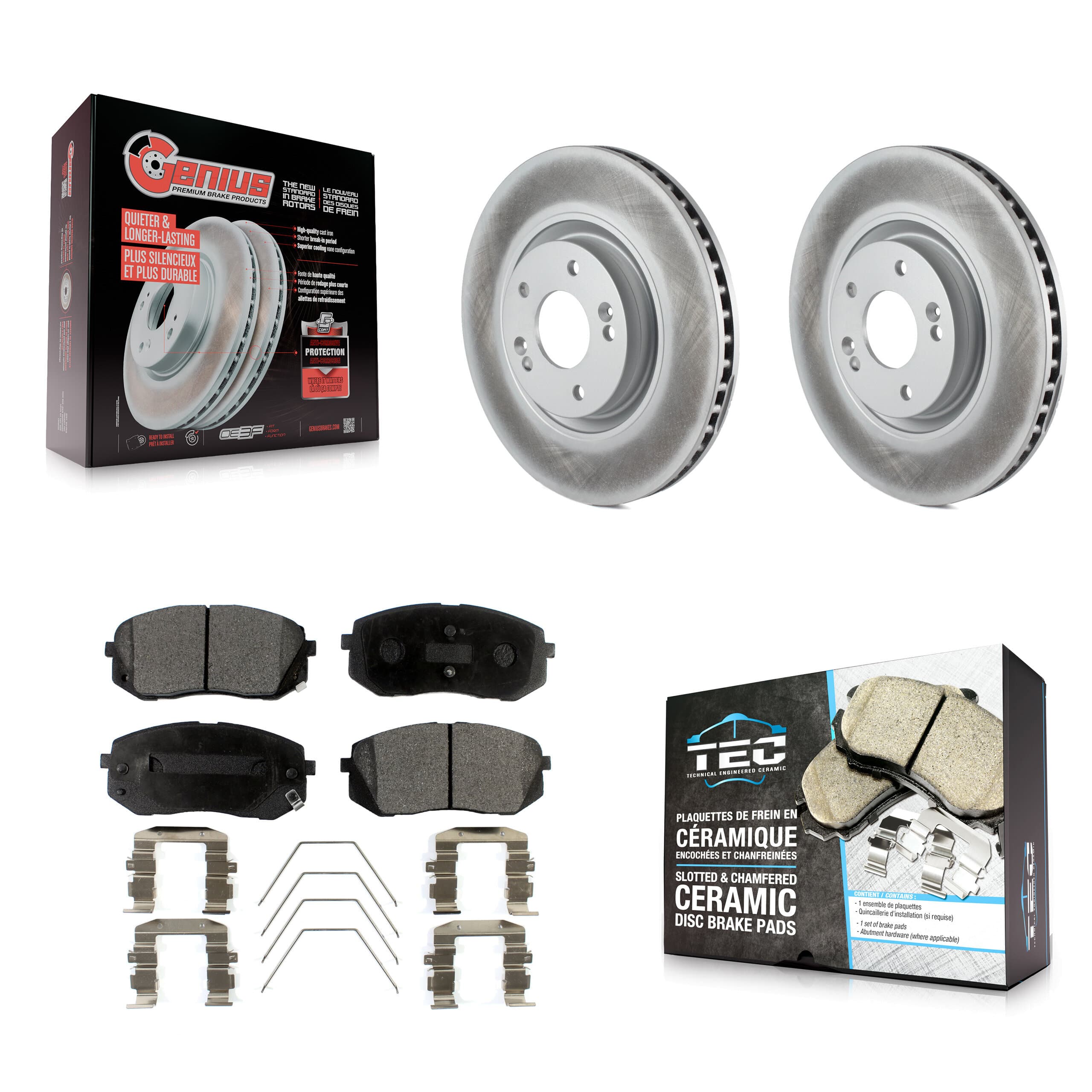 Transit Auto - KGT-100490 - Front Disc Brake Kits image 1