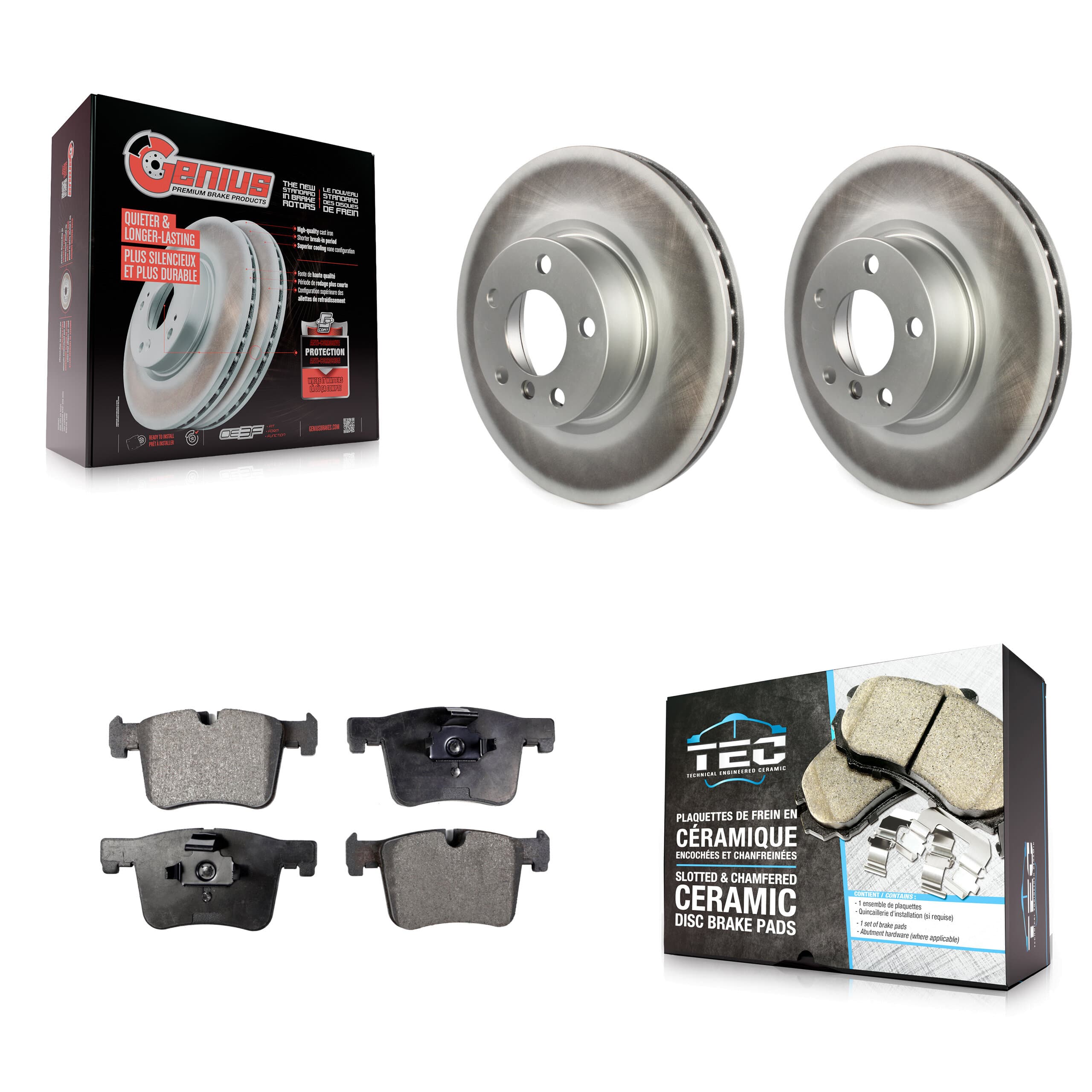Transit Auto - KGT-100491 - Front Disc Brake Kits image 1
